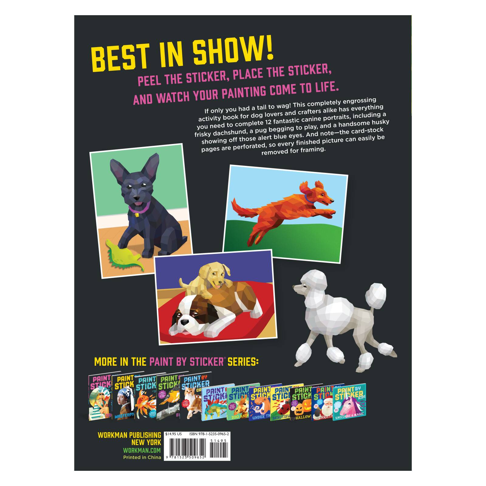 Workman Publishing Paint by Sticker™ Dogs
