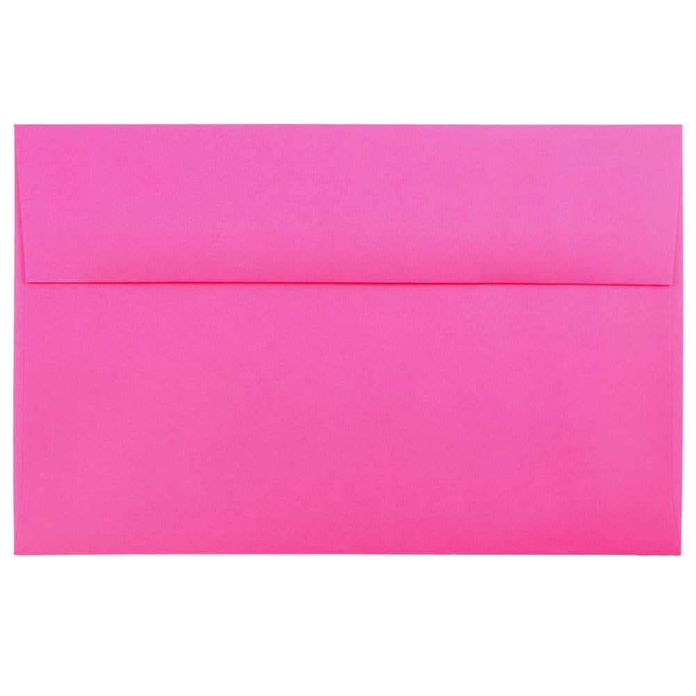 JAM Paper A10 Colored Invitation Envelopes, 50ct.