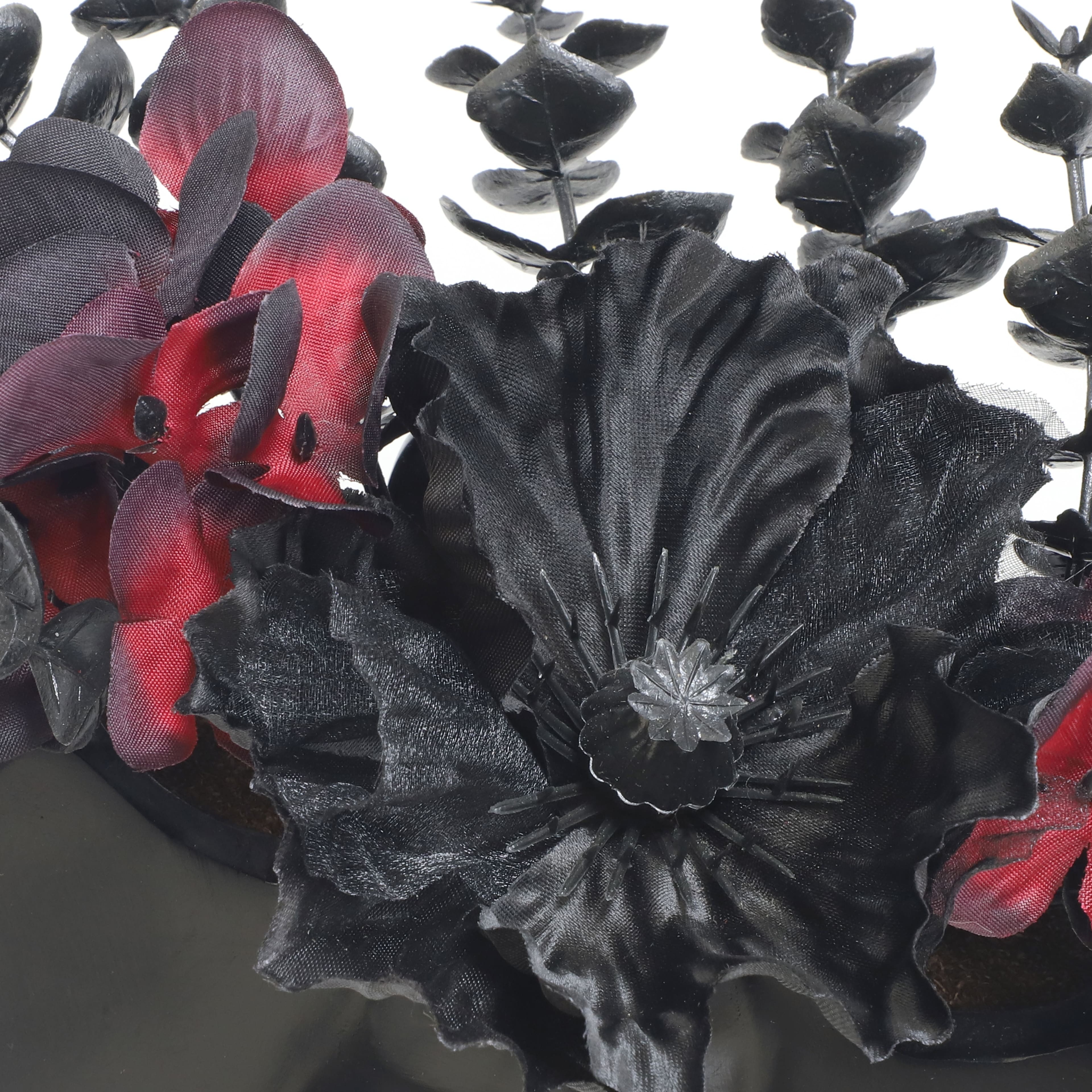 8&#x22; Potted Poppy &#x26; Hydrangea in Bat by Ashland&#xAE;