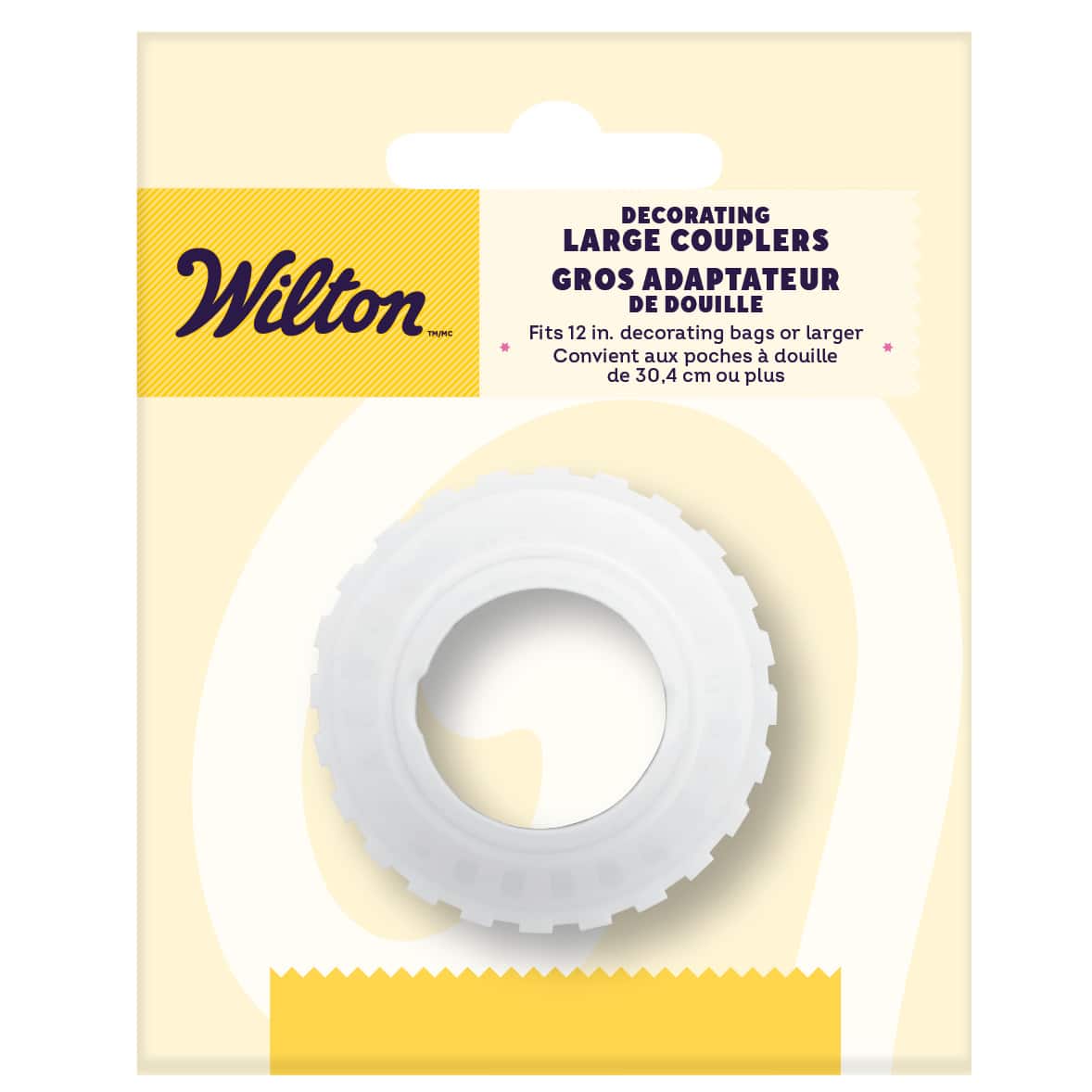 Wilton&#x2122; Large Plastic Coupler for Cake Decorating