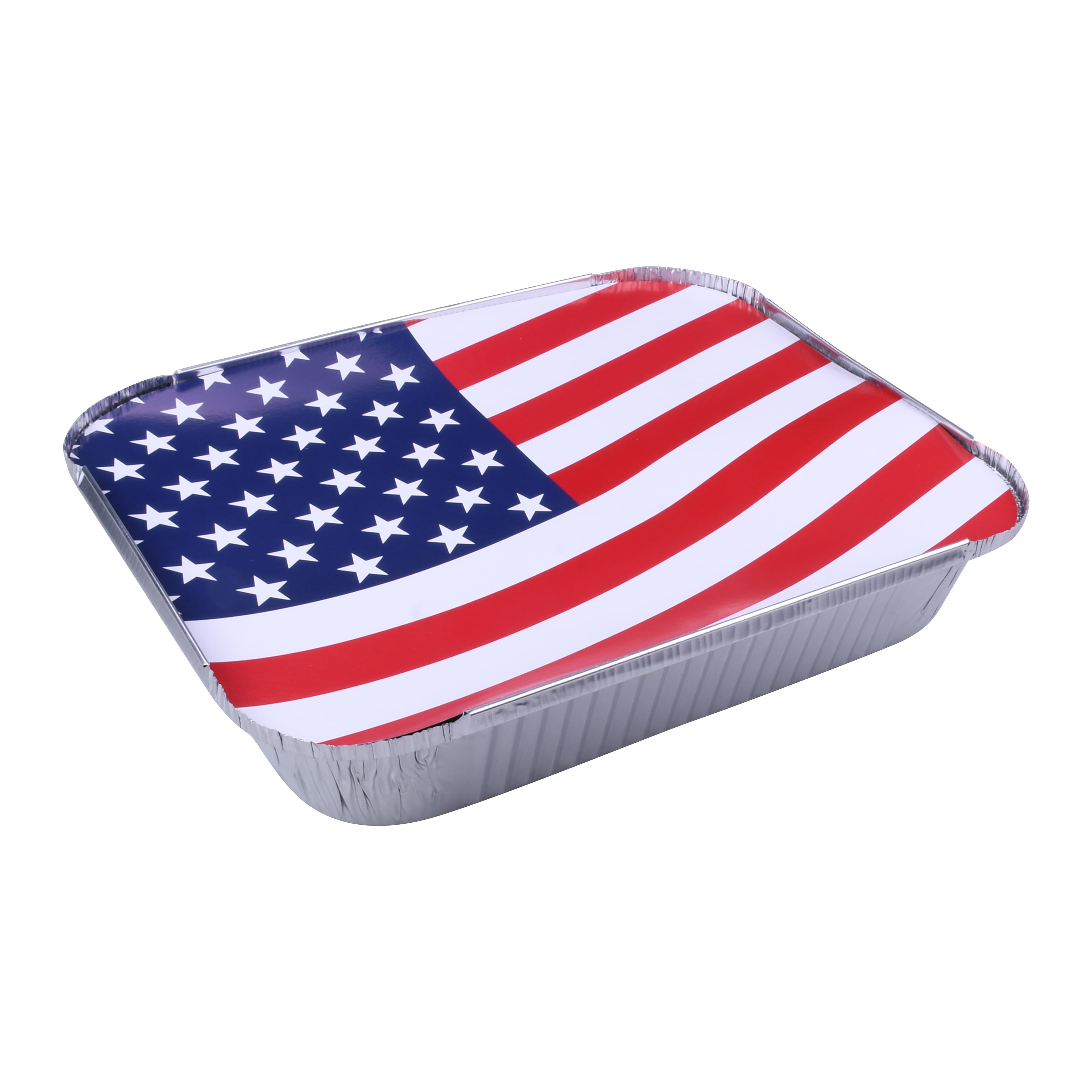 Red, White &#x26; Blue Flag Foil Baking Pans, 2ct. by Celebrate It&#xAE;