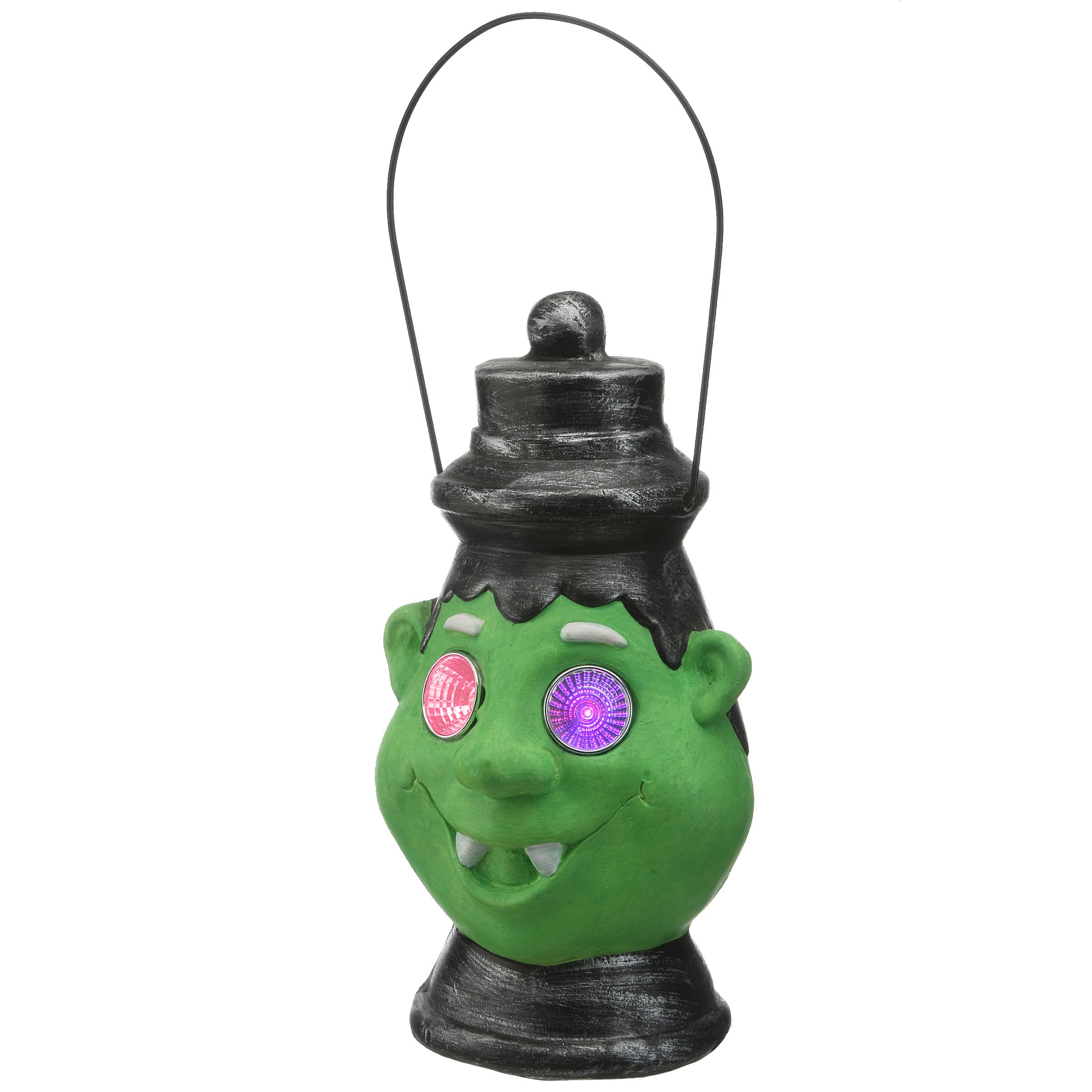 12" LED Green Ghoul Lantern