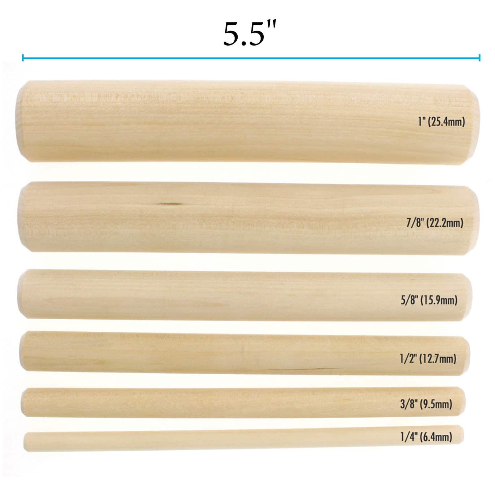 The Beadsmith&#xAE; Wooden Mandrel Set