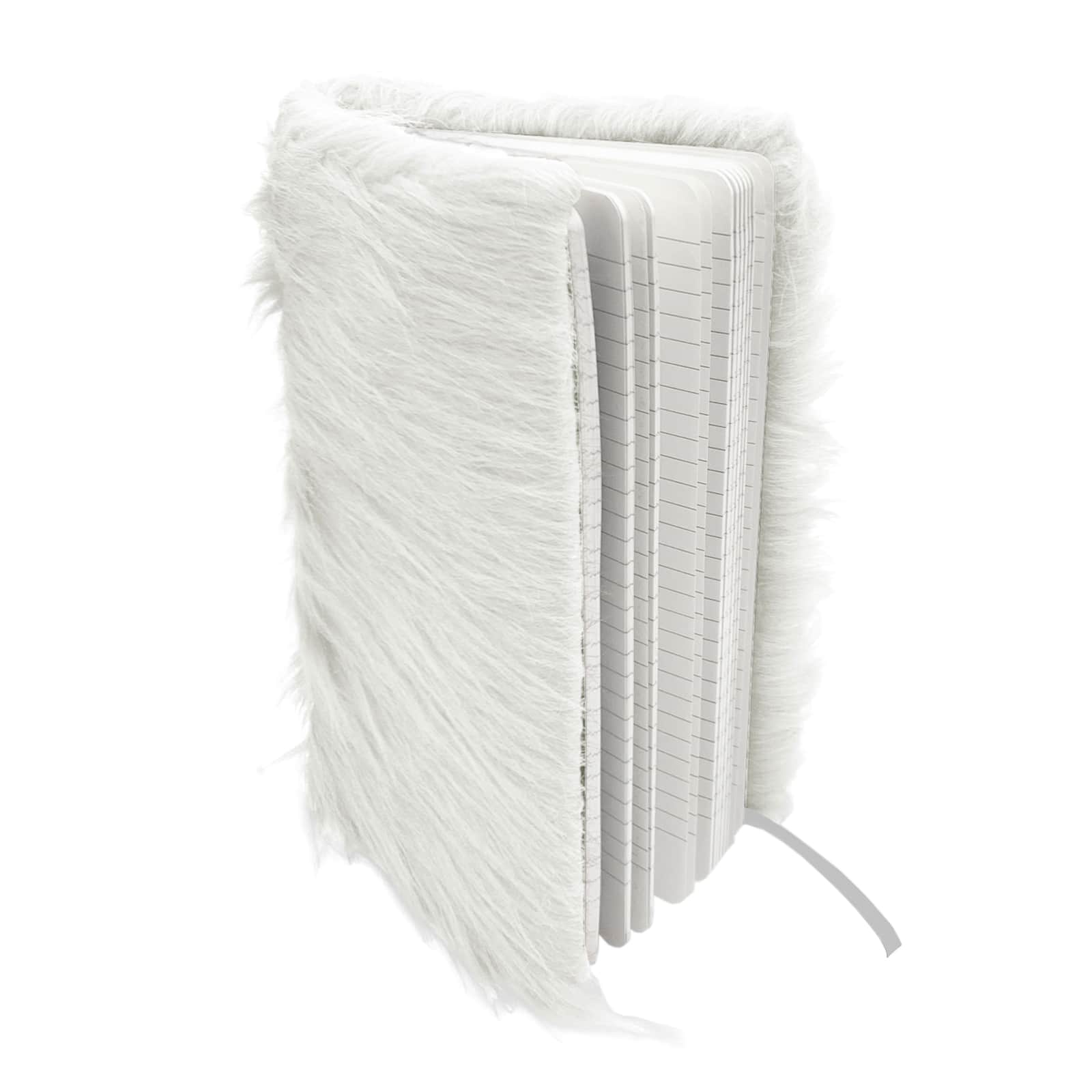 12 Pack: White Craft Faux Fur by Creatology&#x2122;