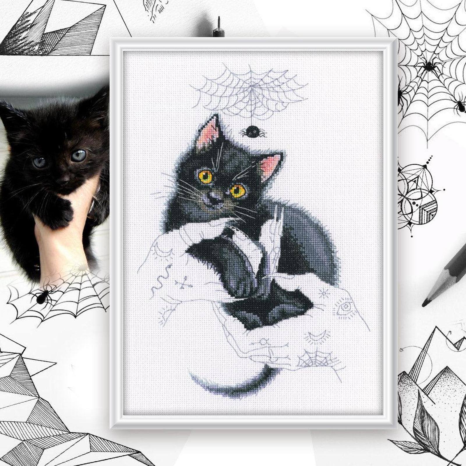 RTO Cat Magic Counted Cross Stitch Kit