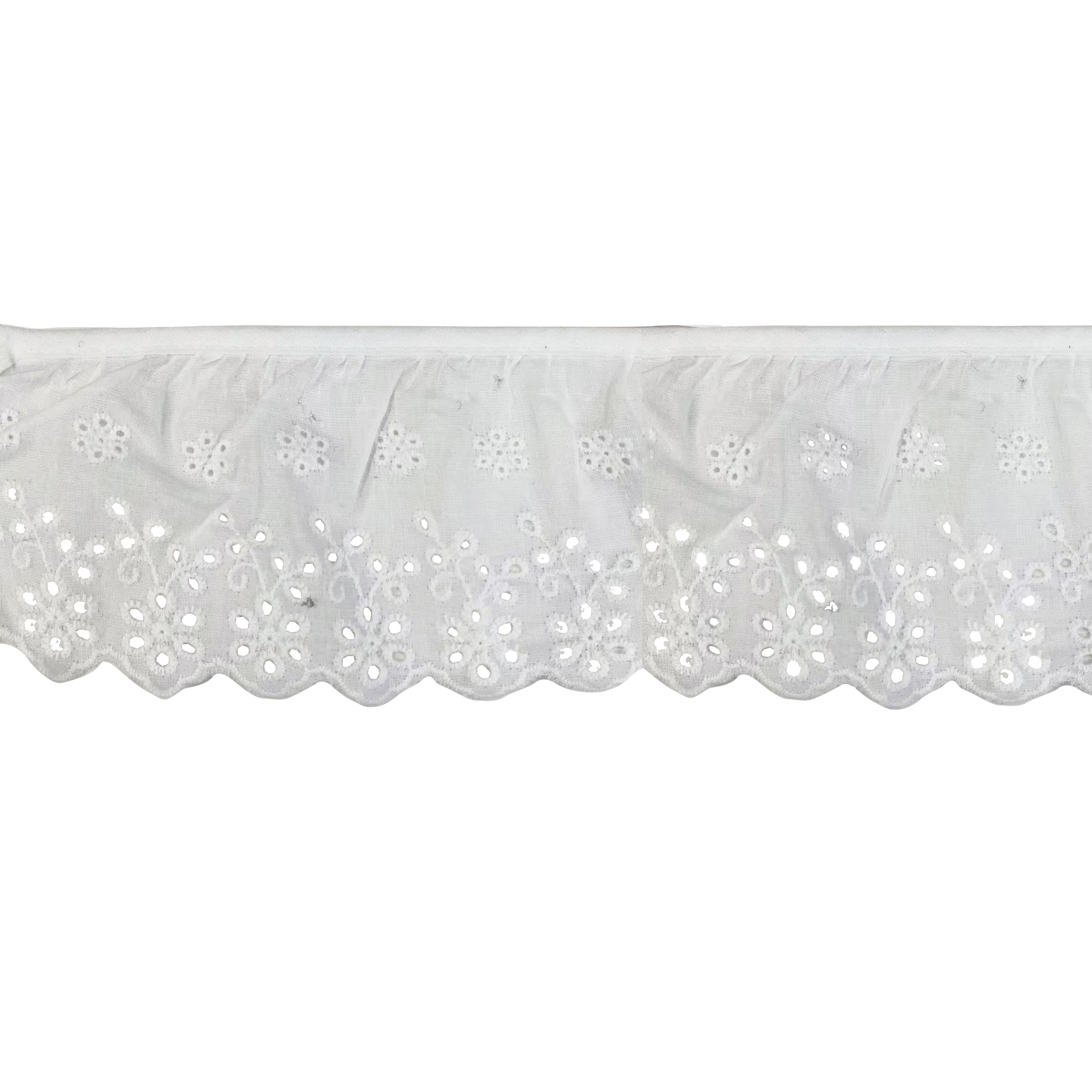 3.25&#x22; White Eyelet Trim by Celebrate It&#xAE;