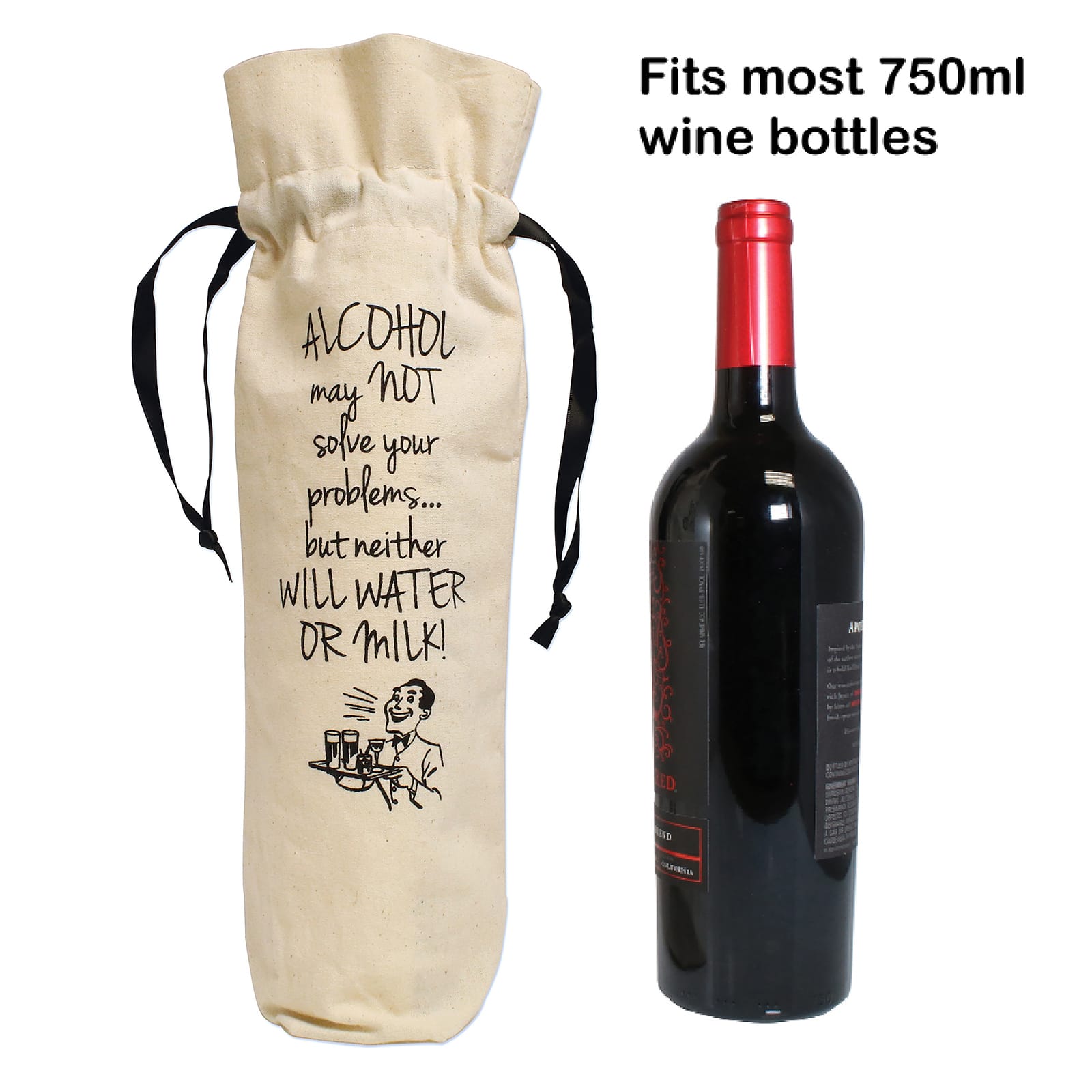 Personality Case&#x2122; Alcohol Canvas Wine Bag