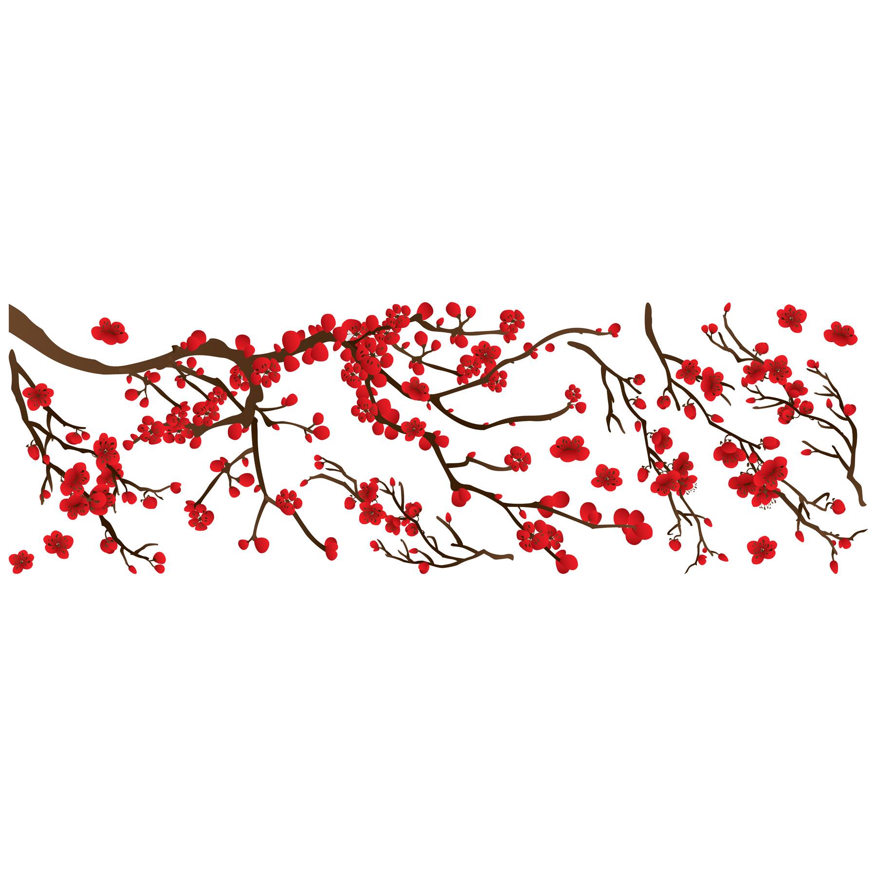 WallPops Red Ramage Wall Decals
