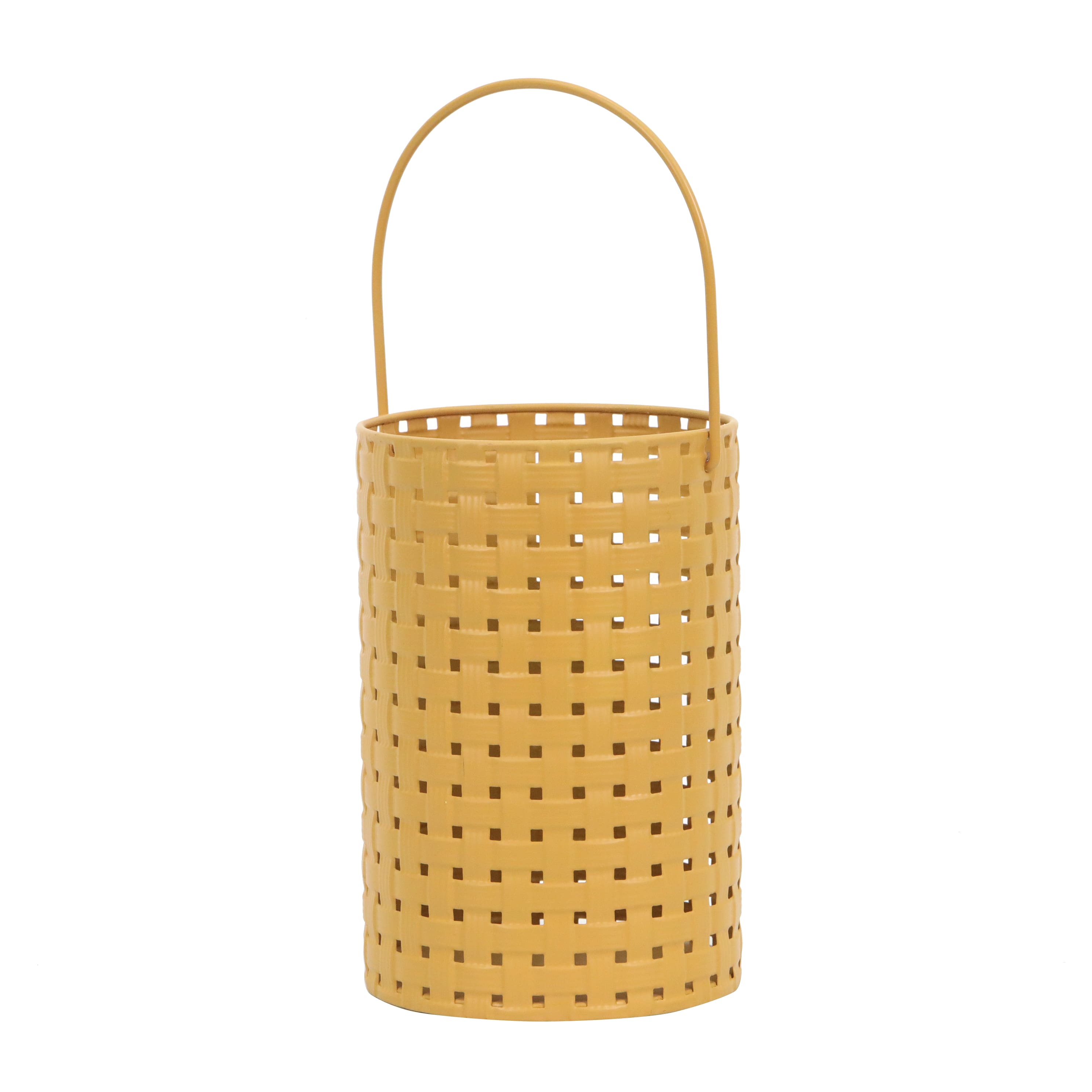 7.5&#x22; Yellow Decorative Metal Bucket by Ashland&#xAE;