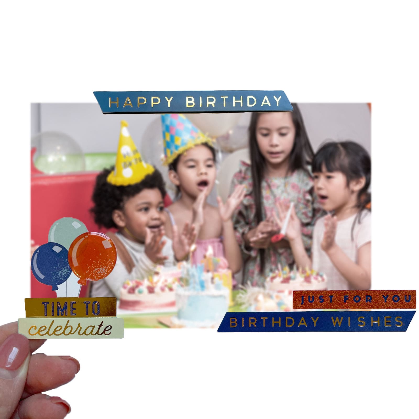 12 Pack: Time to Celebrate Birthday Dimensional Stickers by Recollections™