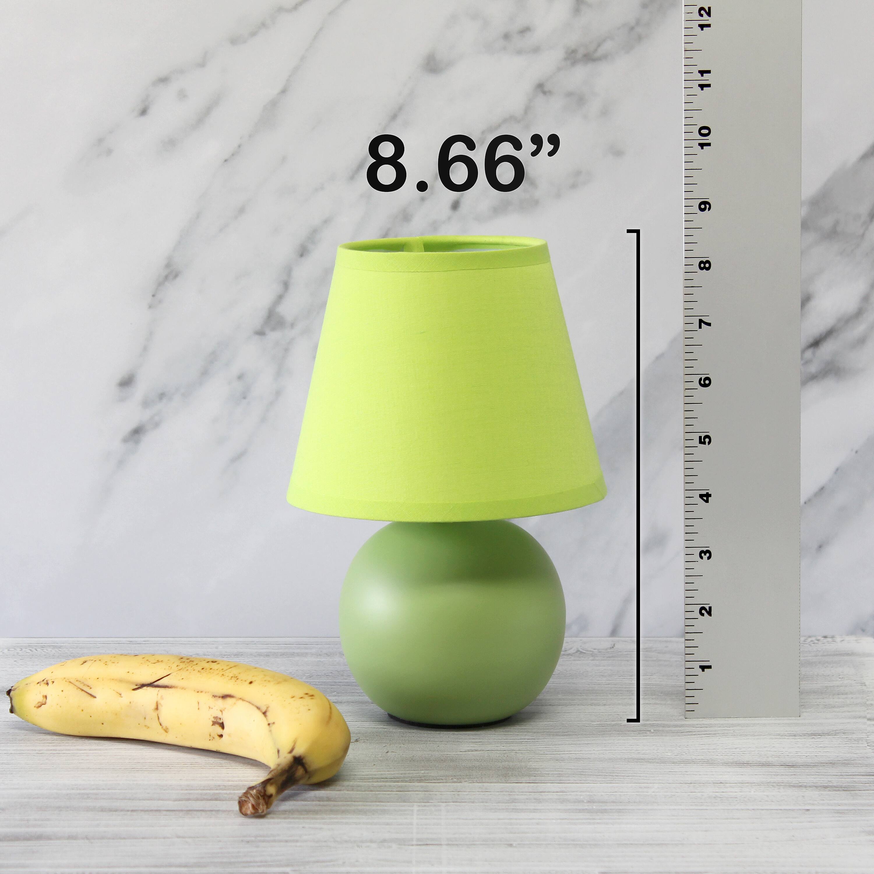 Creekwood Home Nauru 8.5&#x22; Ceramic Orb Base Table Lamp