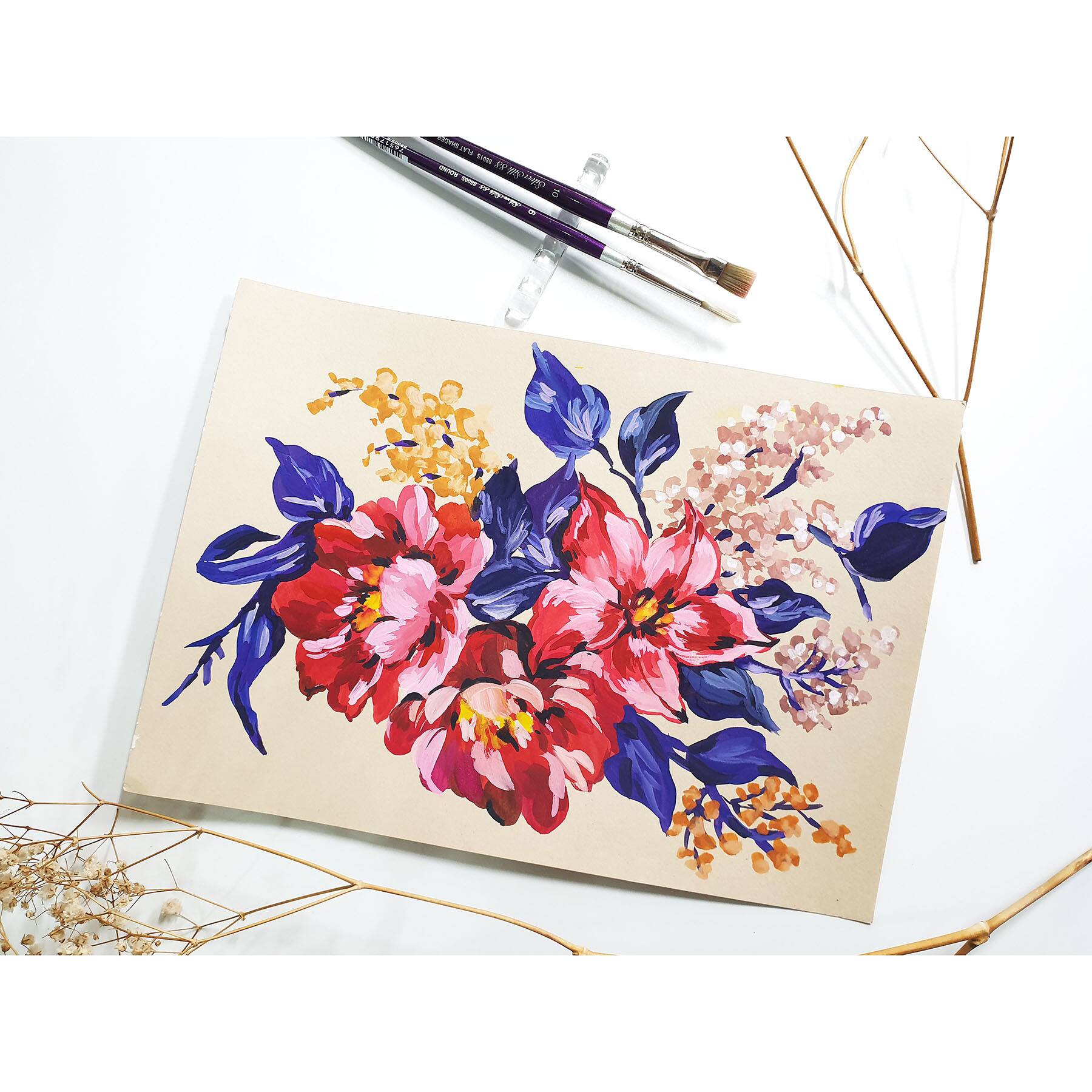 Silver Brush Limited Silver Silk 88® SH 5 Piece Decorative Painting Brush Set