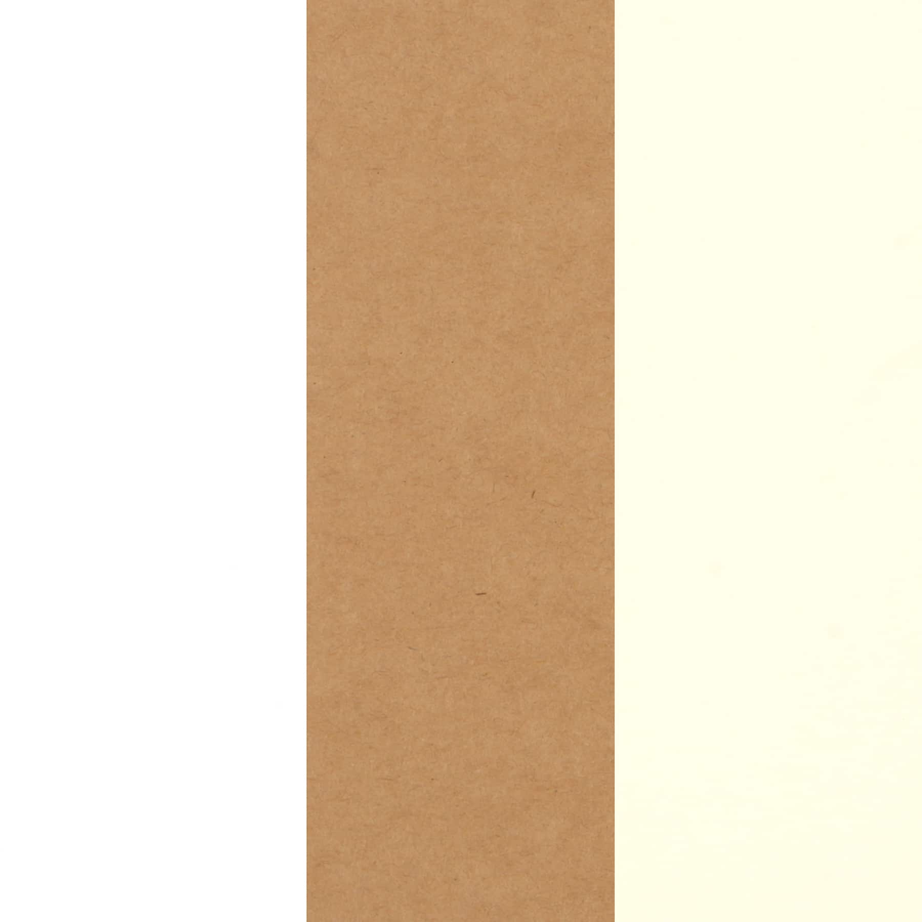 Bloc de papier cartonn&#xE9; de couleur neutre de 15,2 cm x 16,5 cm 176&#xA0;g/m&#xB2; de Recollections, 100&#xA0;feuilles