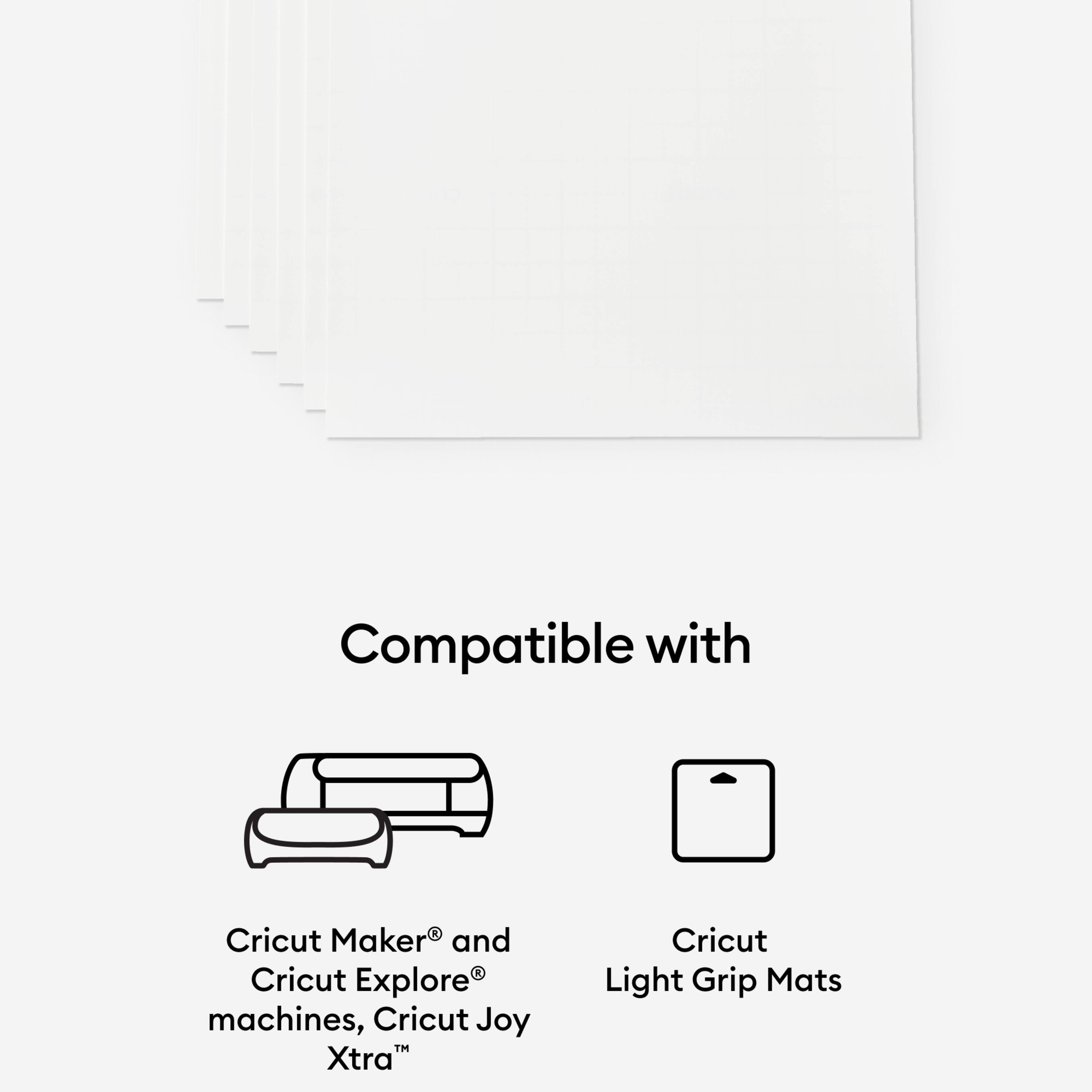 Cricut® White US Letter Printable Vinyl, 12ct.