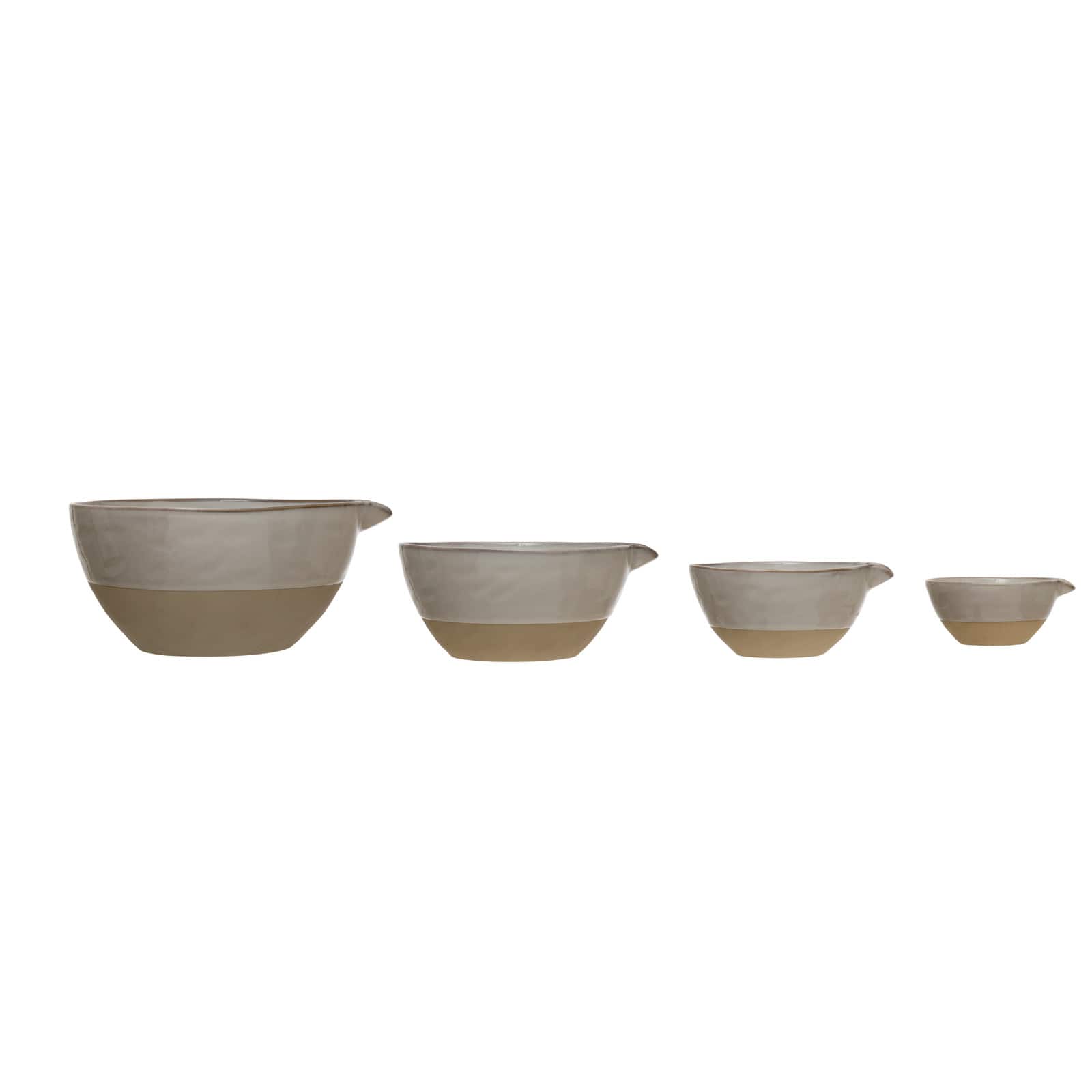 Hello Honey® Assorted Stoneware White Batter Bowls Set