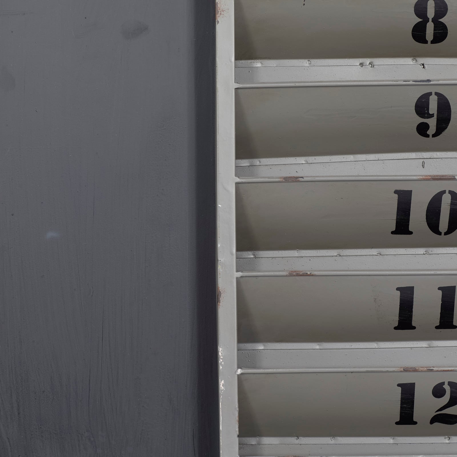 36" Gray Metal Industrial Memo Board Metal Wall Decor