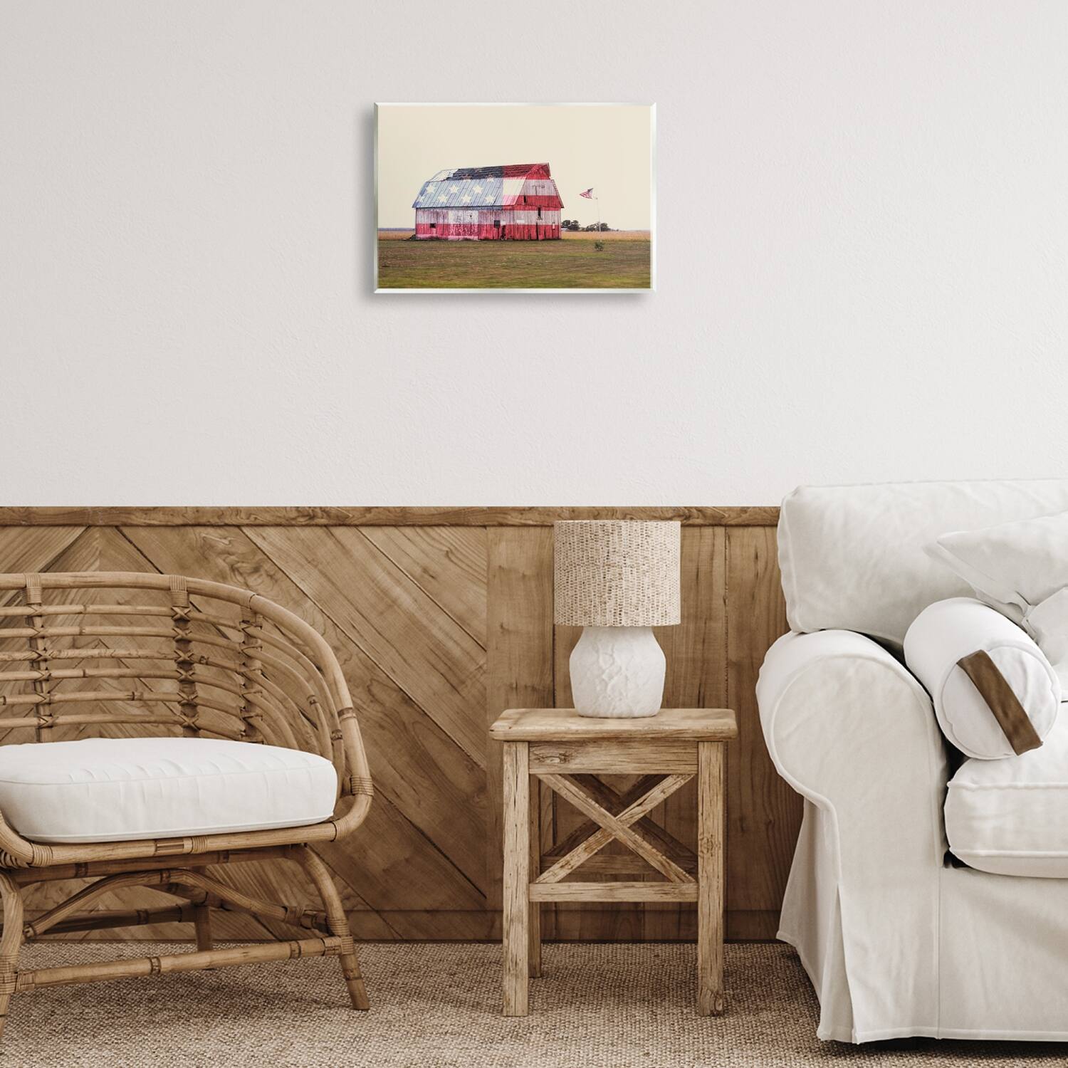 Stupell Industries Americana Farmhouse Barn Wall Plaque Art