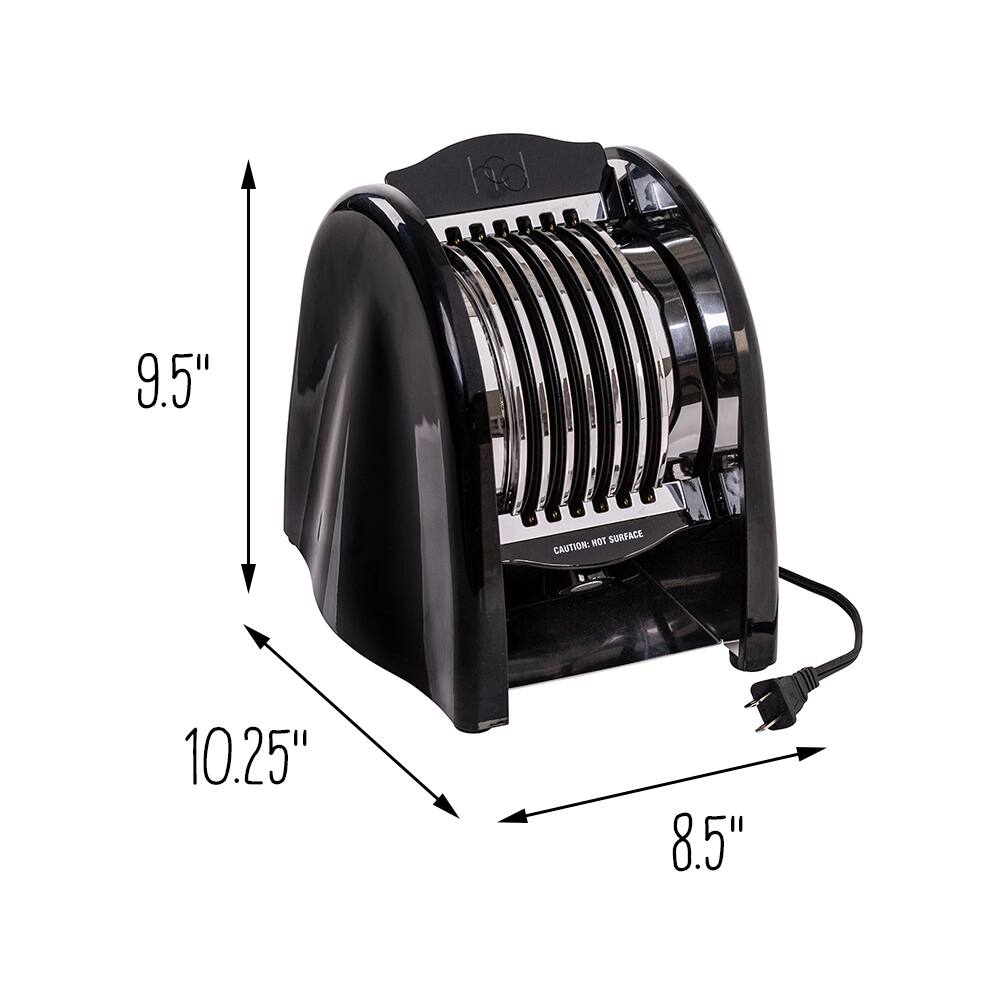 Honey Can Do Black Electric Tortilla Toaster