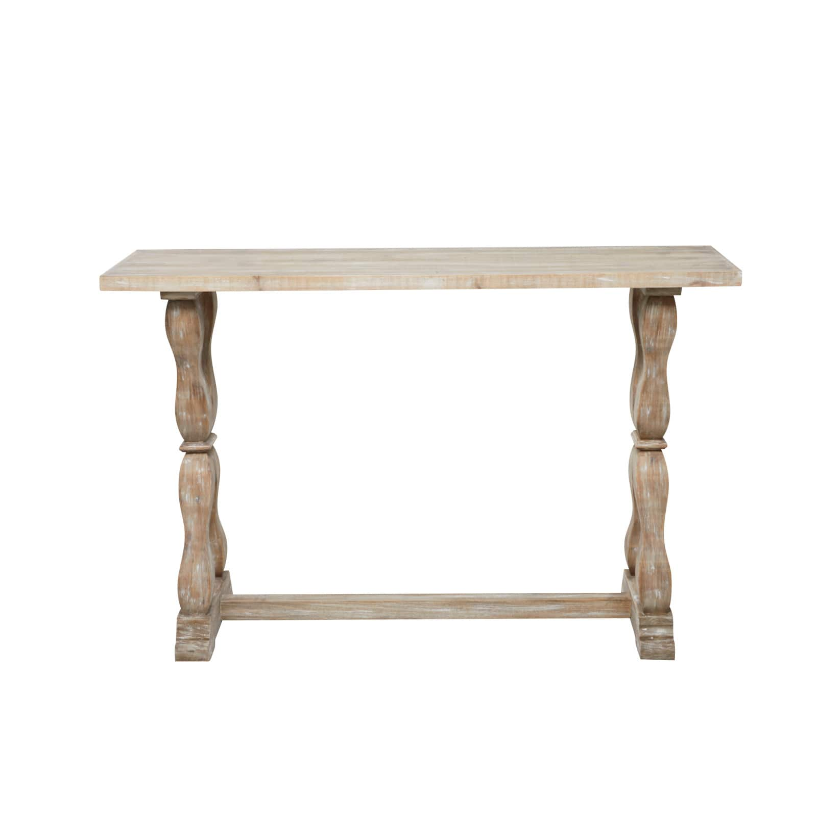 Brown Fir Farmhouse Console Table, 32&#x22; x 48&#x22; x 16&#x22;