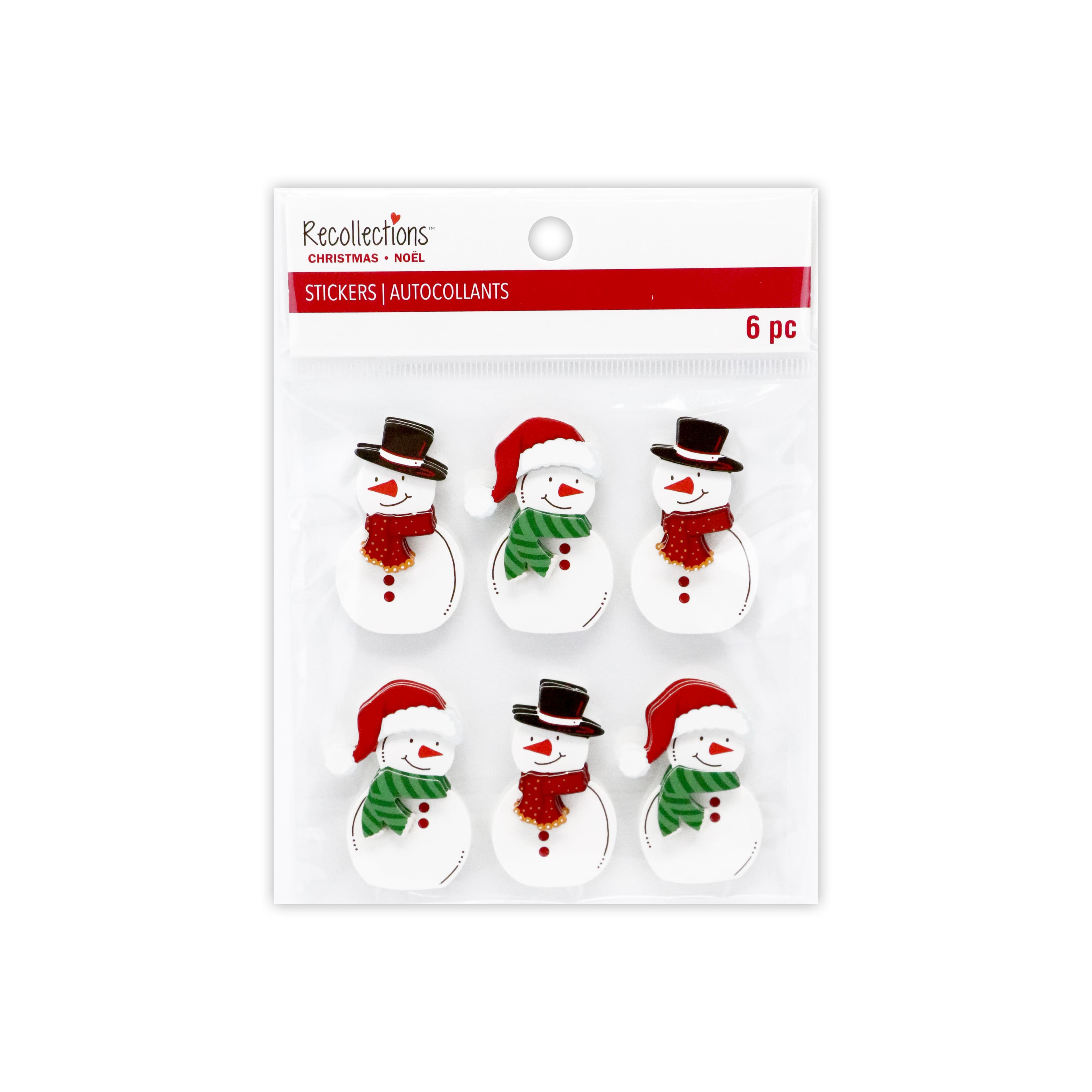 Snowman Dimensional Stickers by Recollections&#x2122;