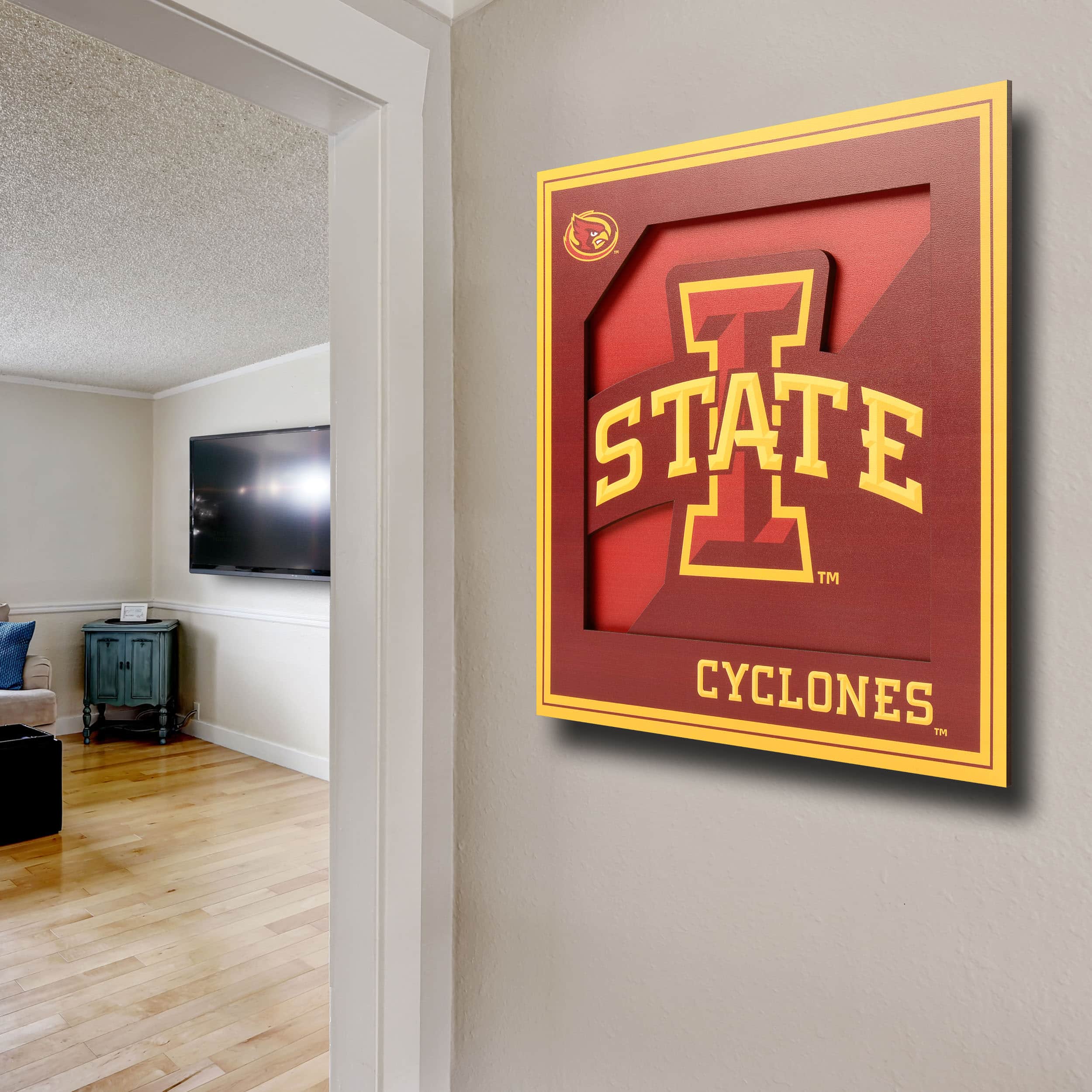 College 3D Logo Series Wall Art