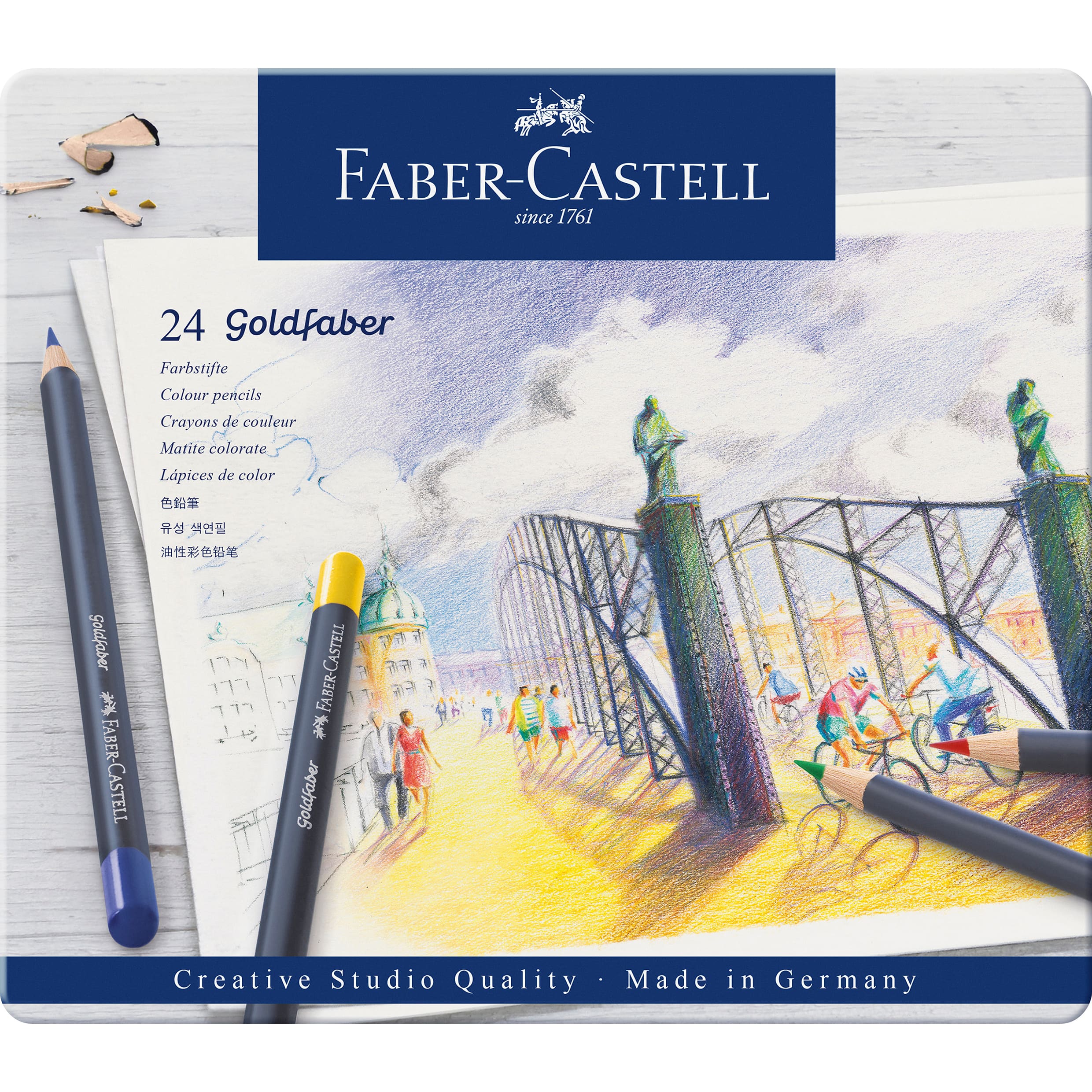 Faber-Castell Polychromos Pencil Set - Assorted Colors, Set of 24