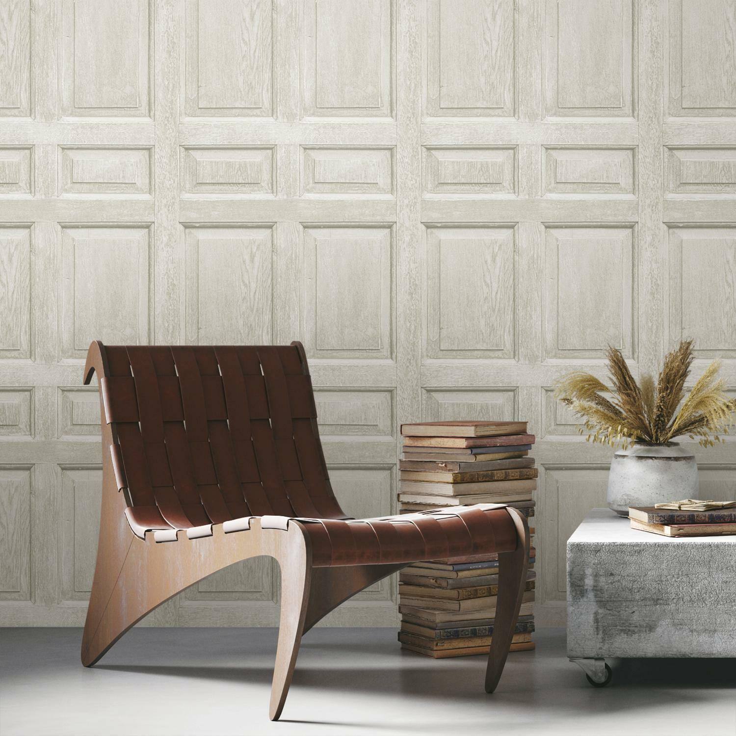 Roommates Beveled Wood Paneling Peel &#x26; Stick Wallpaper