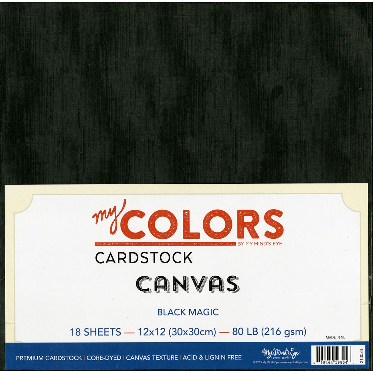 18 Sheets of 12 x 12 80lb White Cardstock