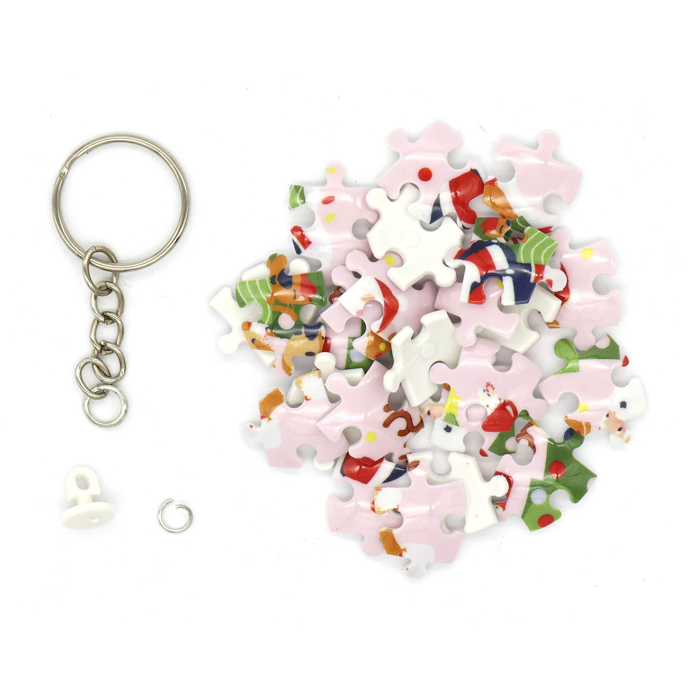 Santa 3D Puzzle Keychain by Creatology&#x2122;
