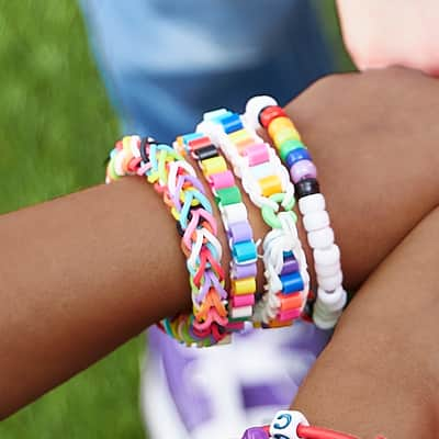 Perler® Bead Brick Stitch Stretch Bracelet | Projects | Michaels