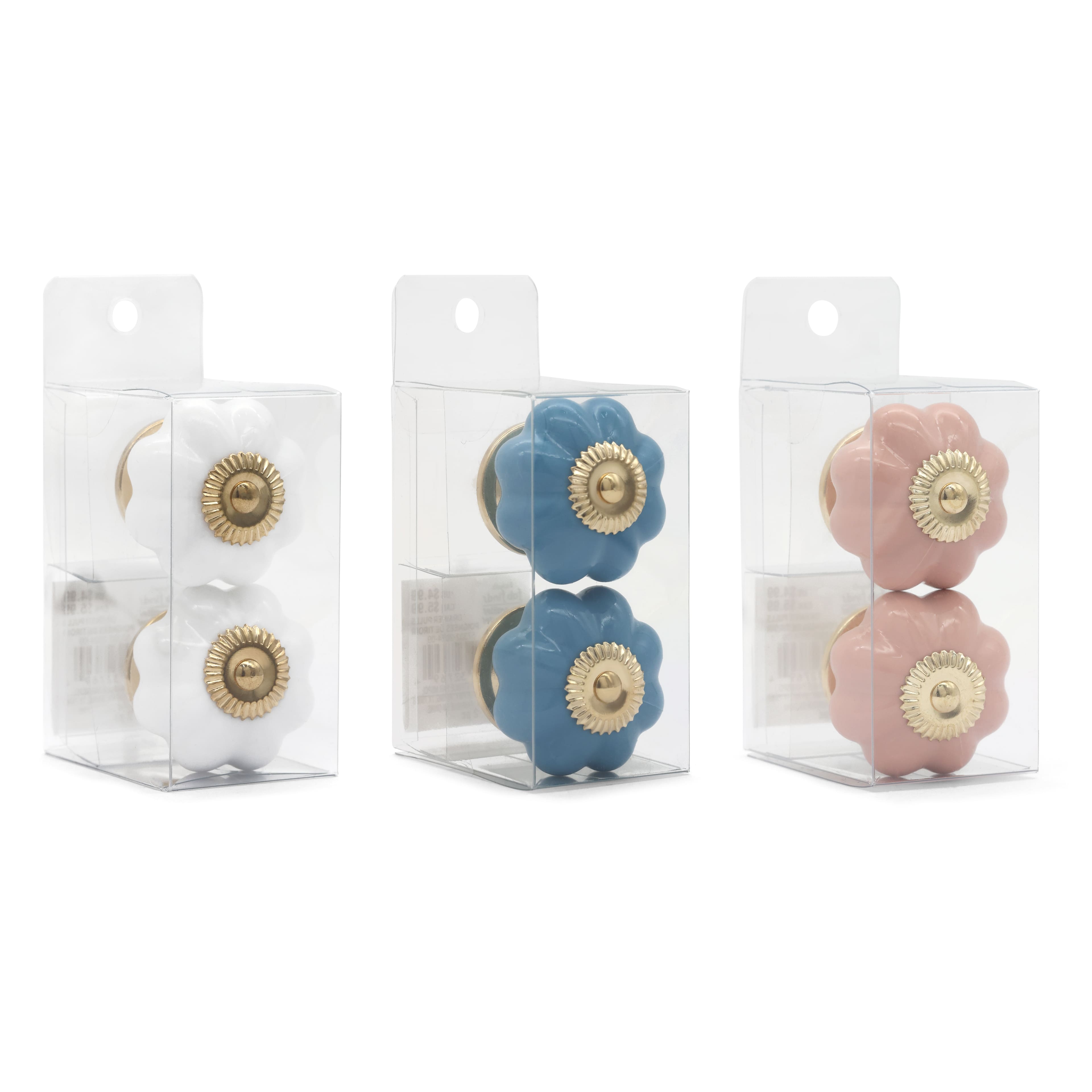 Assorted Flower Drawer Pulls, 2pc. by Fab Finds