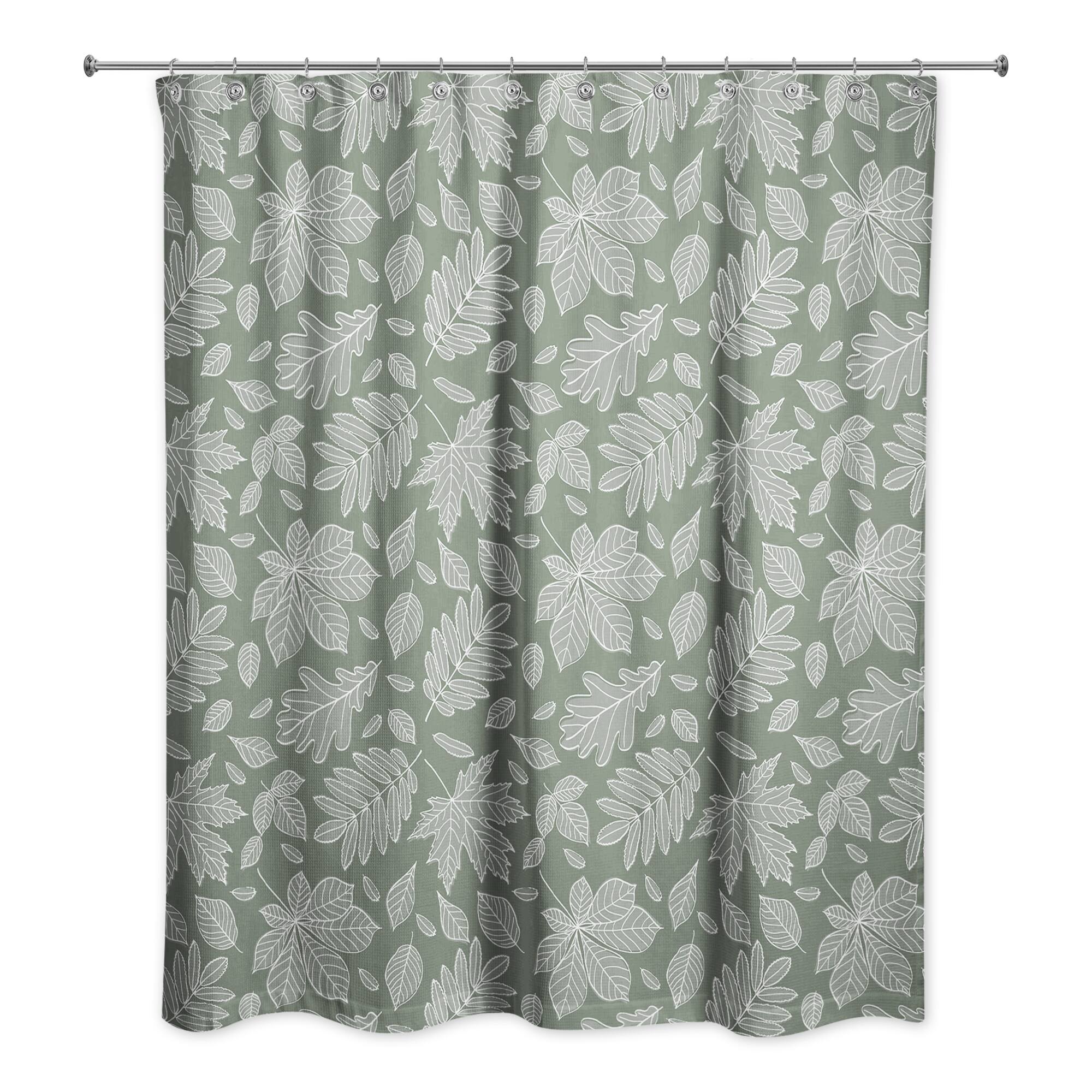 Leaves Shower Curtain