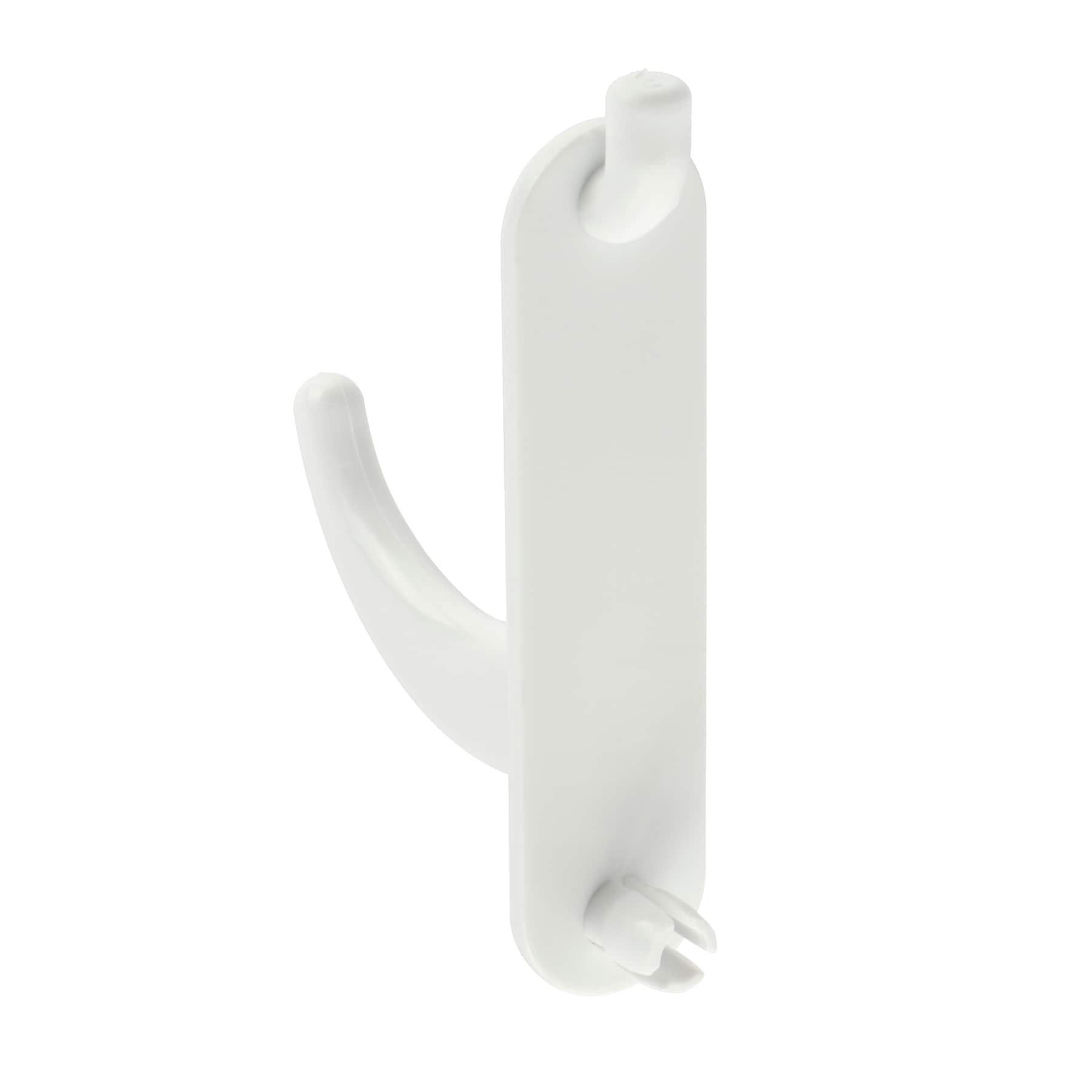 Short White Pegboard Hooks by Simply Tidy&#xAE;, 5ct.