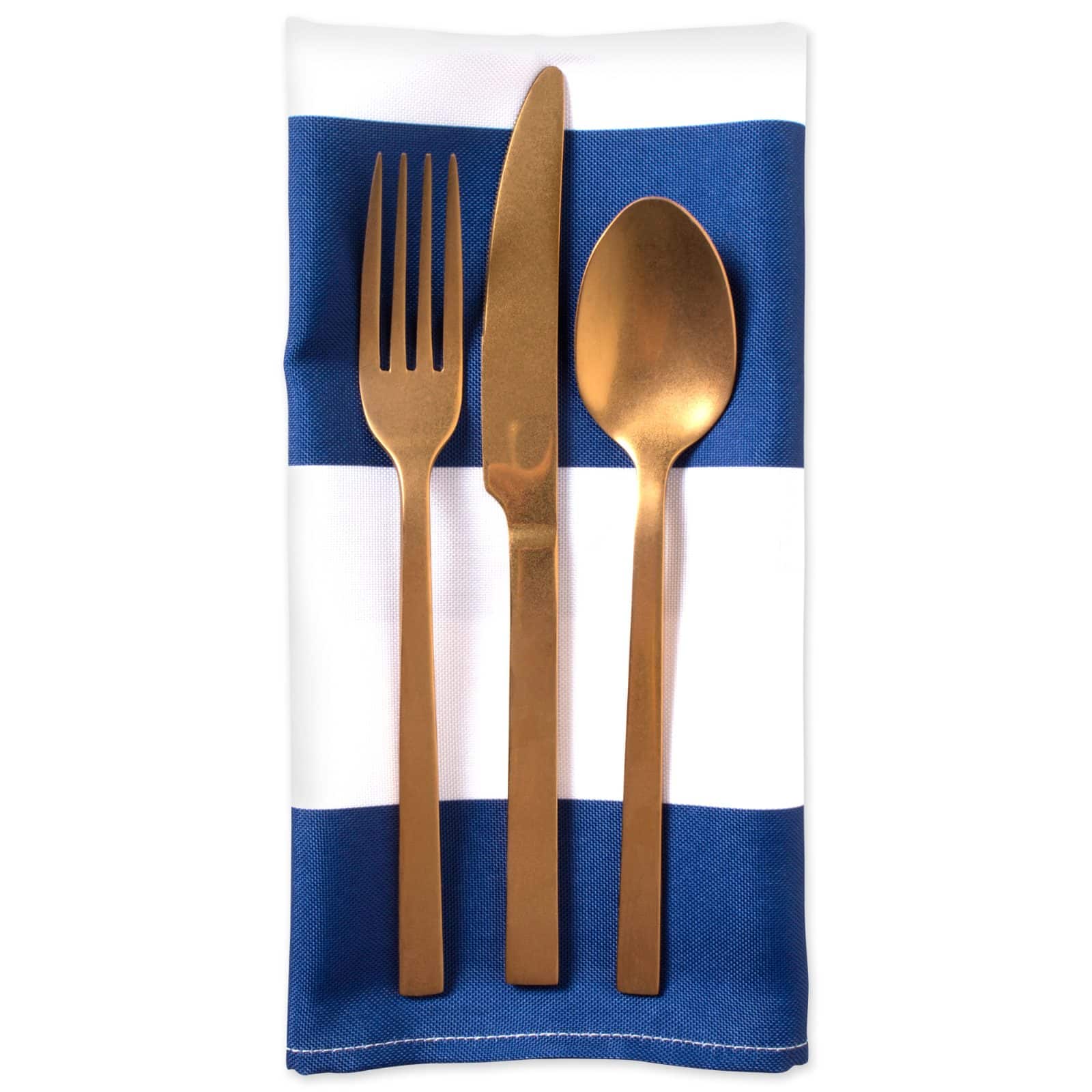 DII&#xAE; Nautical Blue Cabana Striped Outdoor Napkins, 6ct.