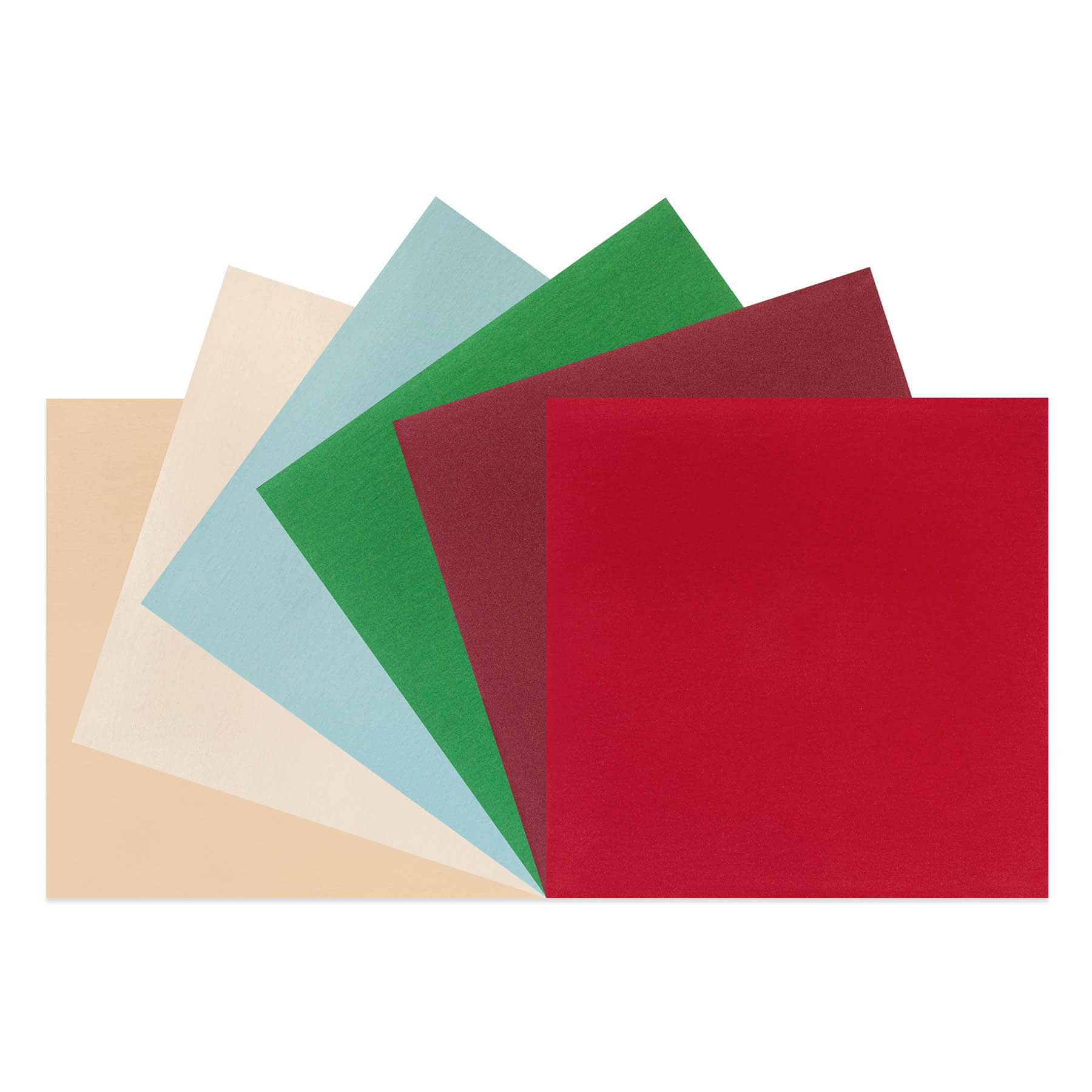 12&#x22; x 12&#x22; Christmas Flocked Paper Pad by Recollections&#x2122;