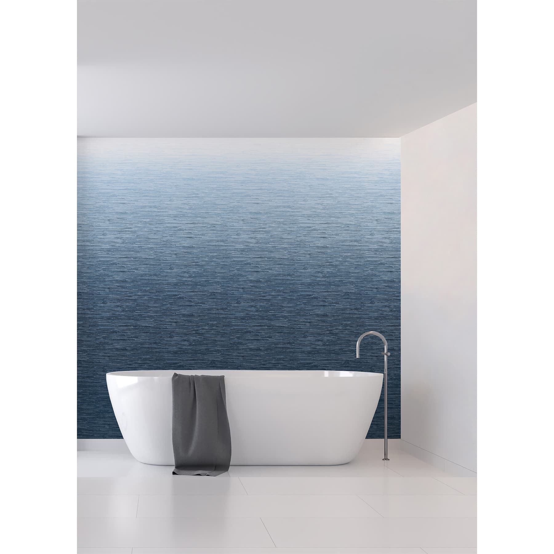 Katie Hunt Blue Ombre Into the Deep Dark Wall Mural