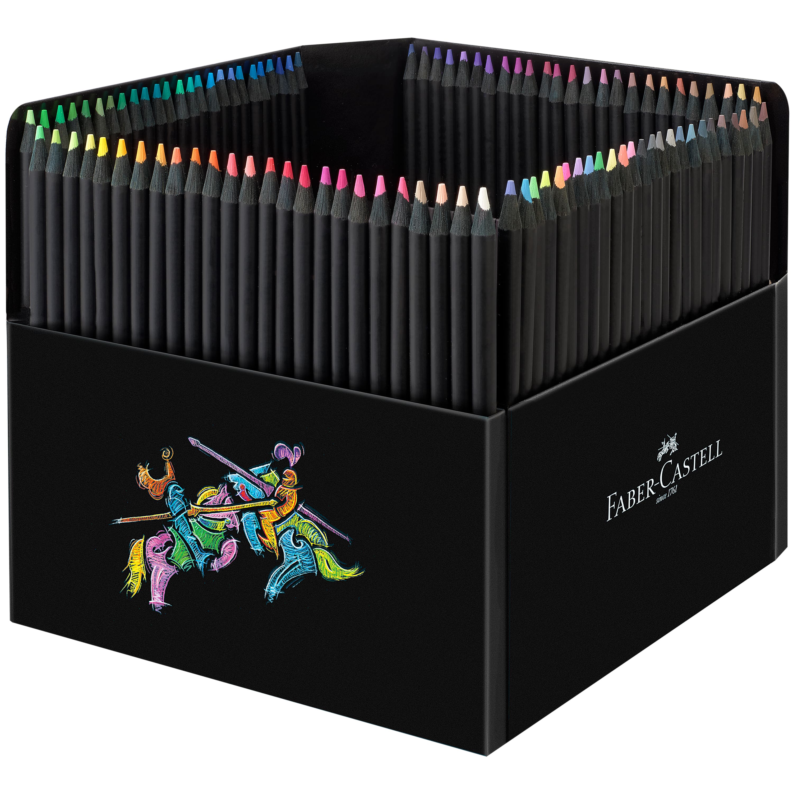 Faber-Castell&#xAE; Black Edition 100 Colored Pencils Set