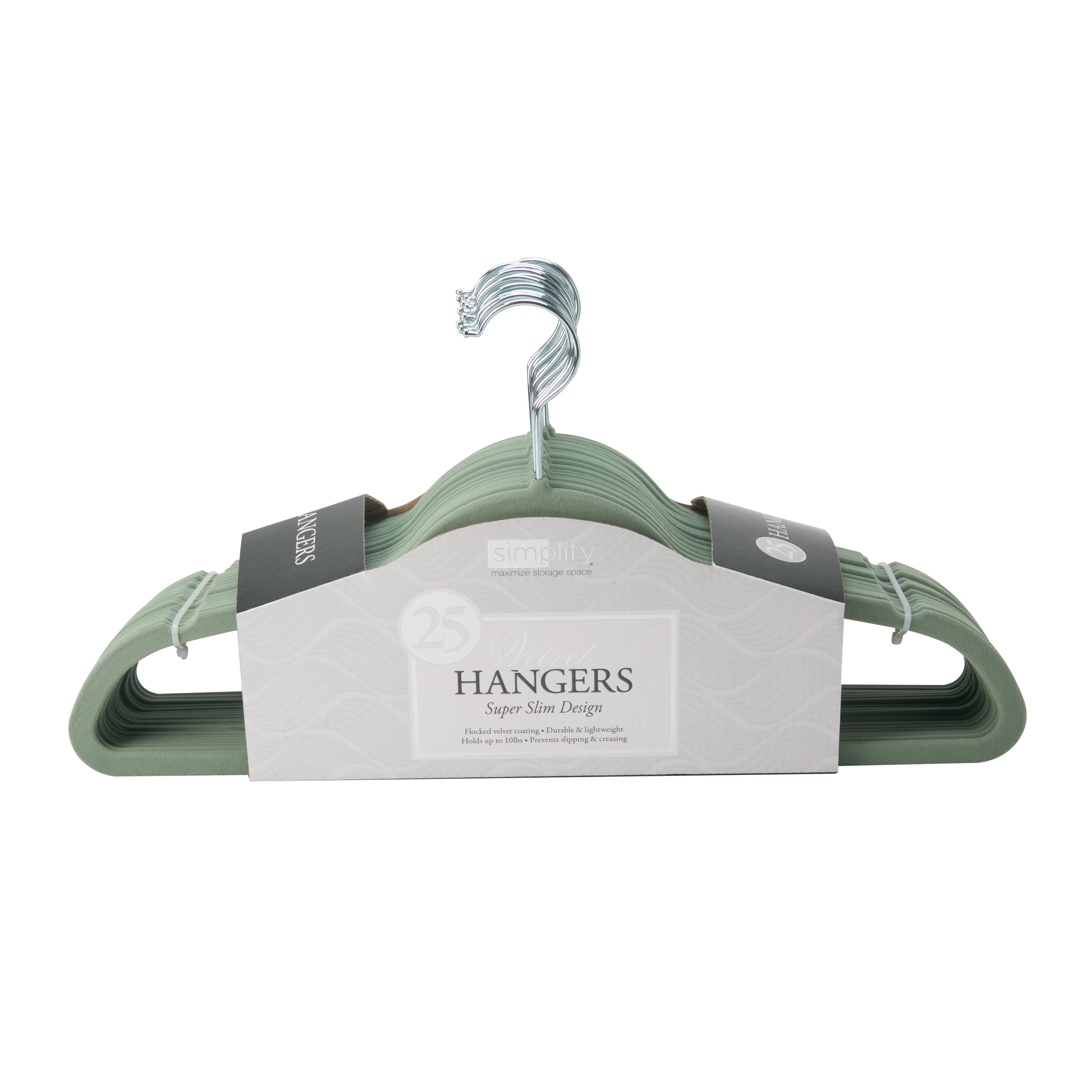 Simplify Slim Velvet Suit Hangers, 25ct.