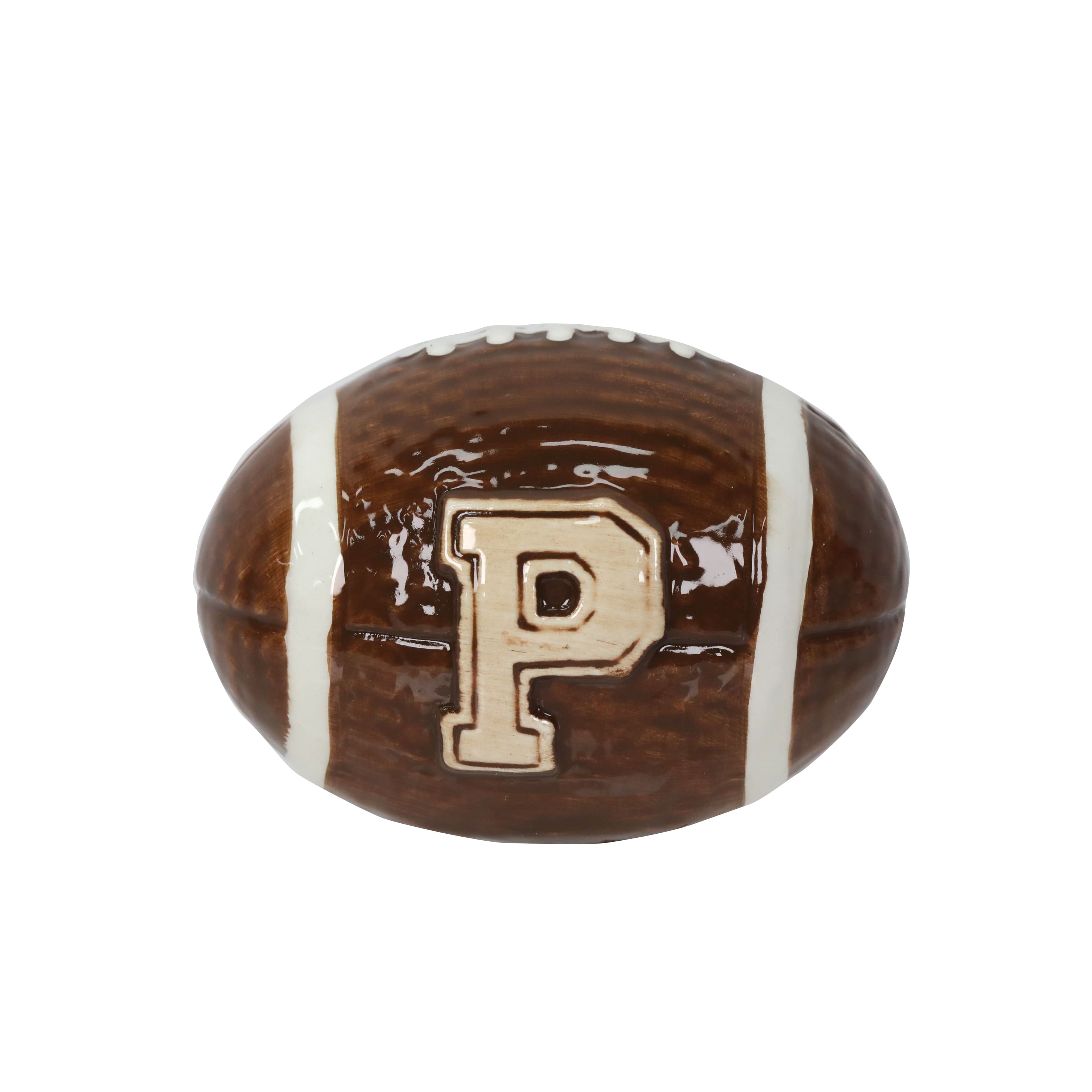 3.75&#x22;  Football Tailgate Monogram D&#xE9;cor by Celebrate It&#x2122;