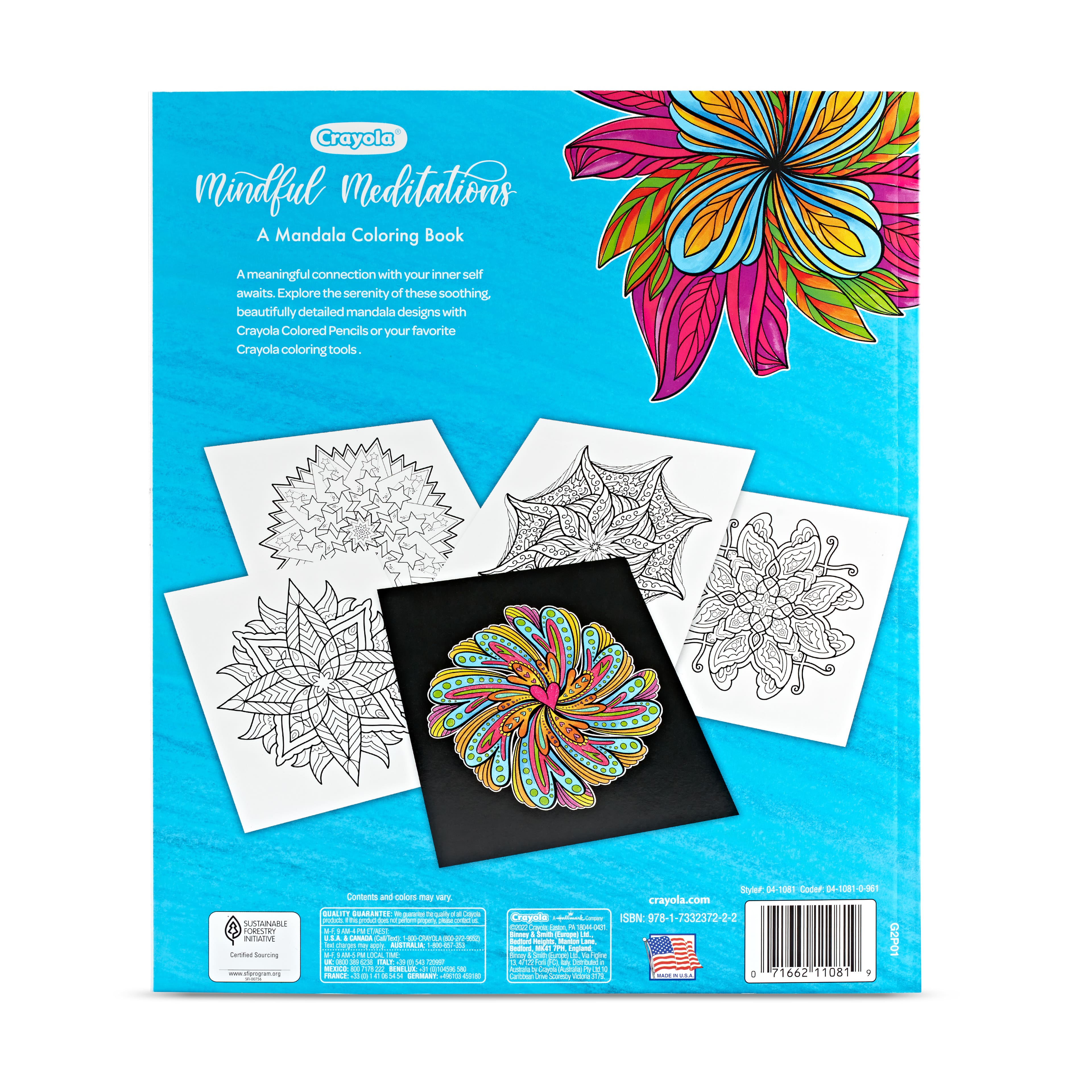 Crayola&#xAE; Mindful Meditations Mandala Coloring Book