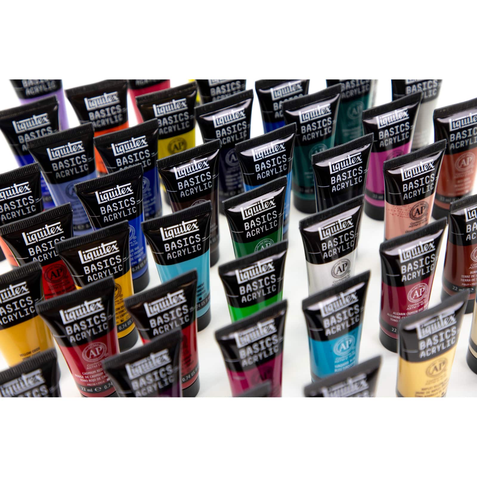 6 Packs: 48 ct. (288 total) Liquitex BASICS® Acrylic Color Set, 22 mL