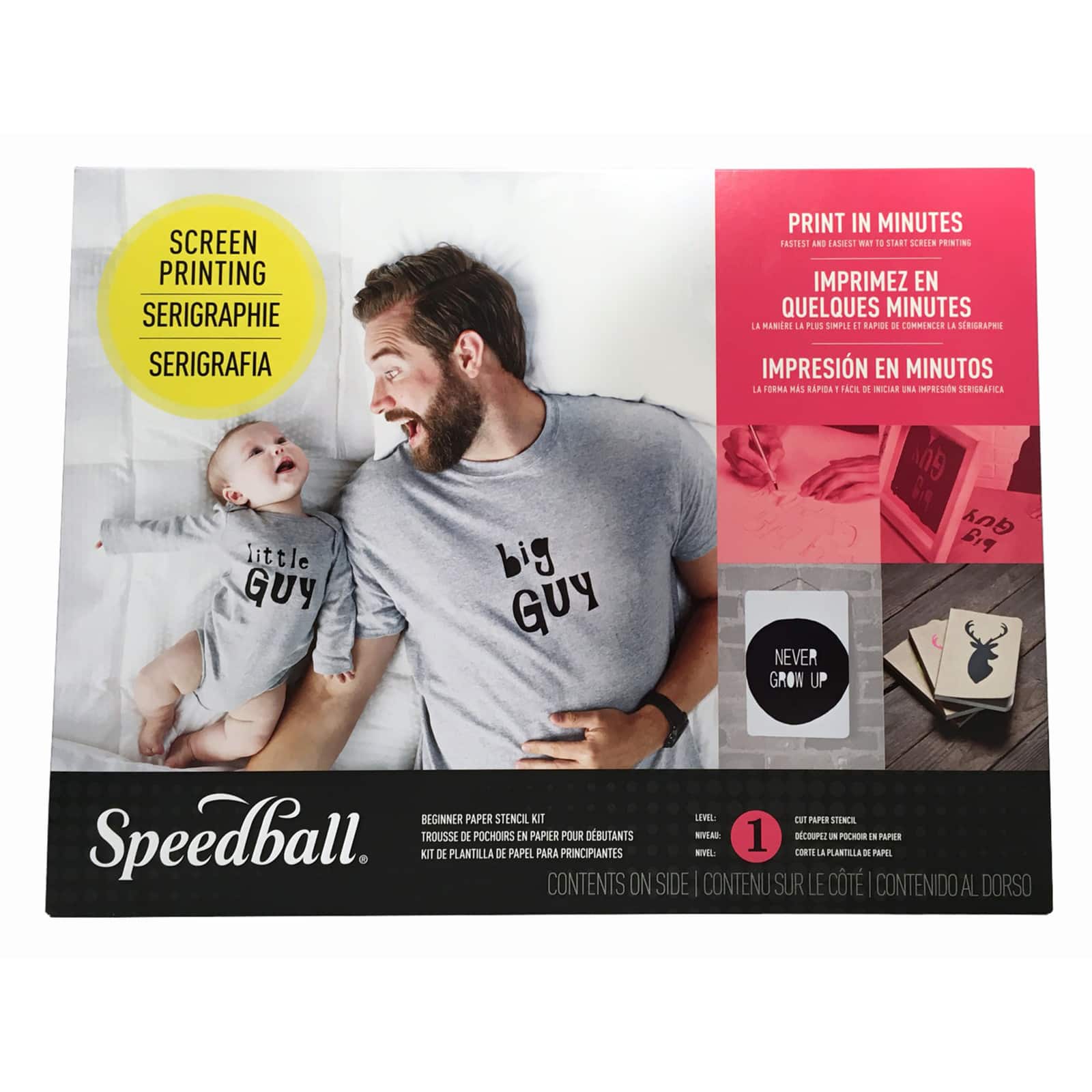 Speedball&#xAE; Beginner Paper Stencil Screen Printing Kit