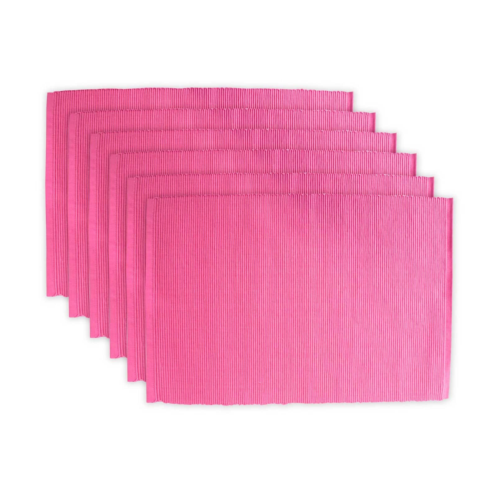 DII&#xAE; Ribbed Cotton Placemats, 6ct.