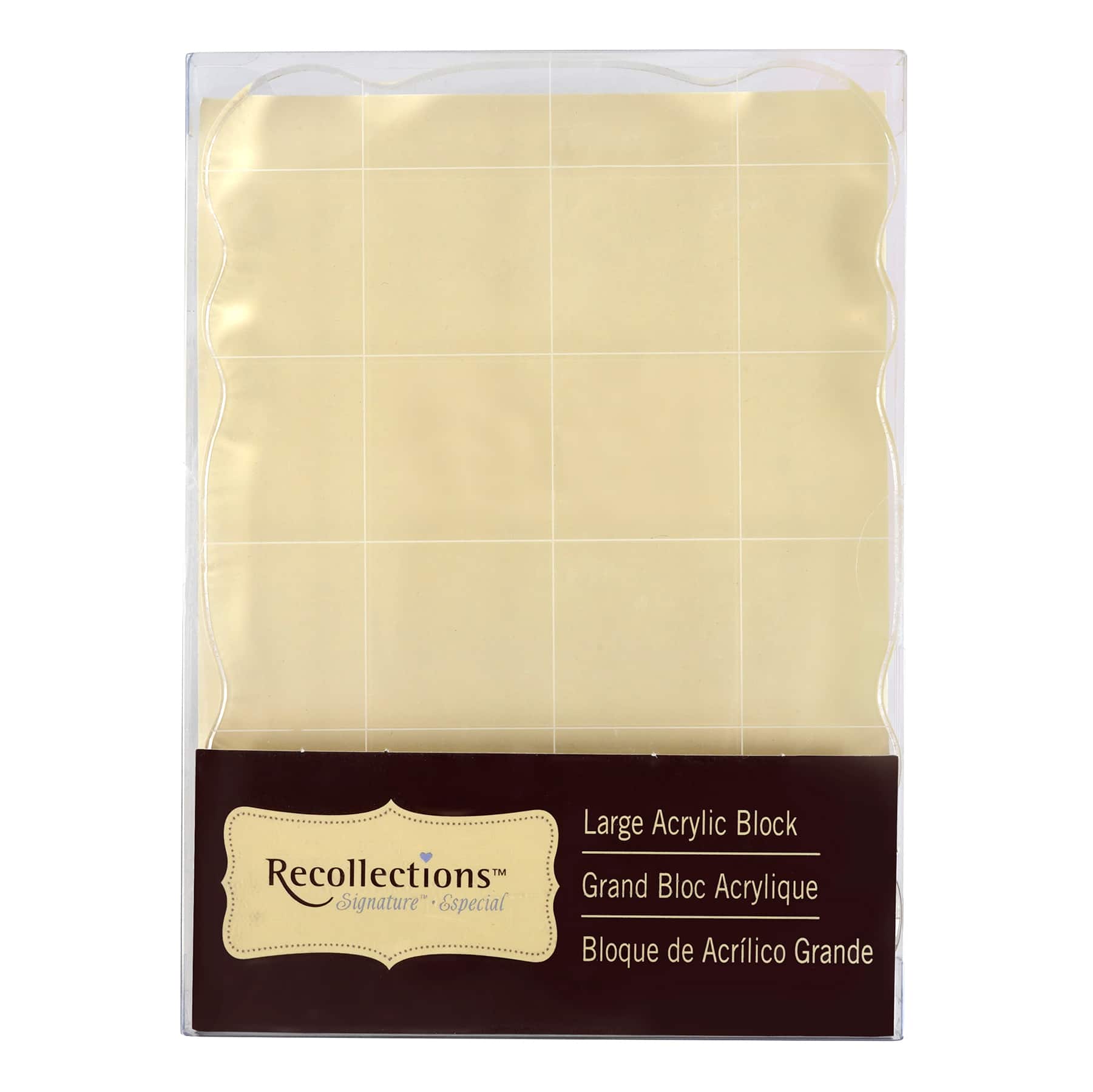 Large Acrylic Stamp Block by Recollections™