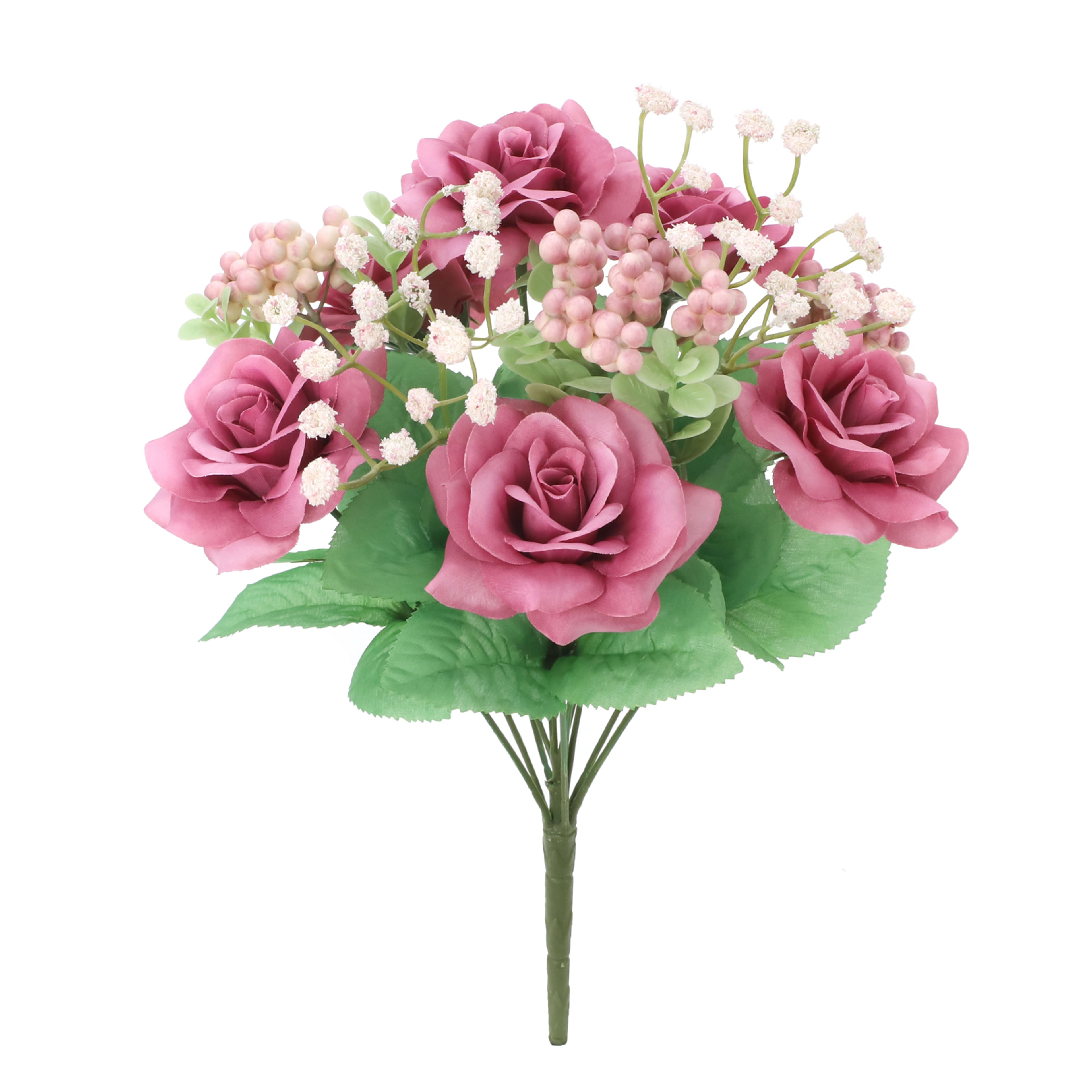 14.5&#x22; Rose &#x26; Berry Deluxe Bush by Ashland&#xAE;