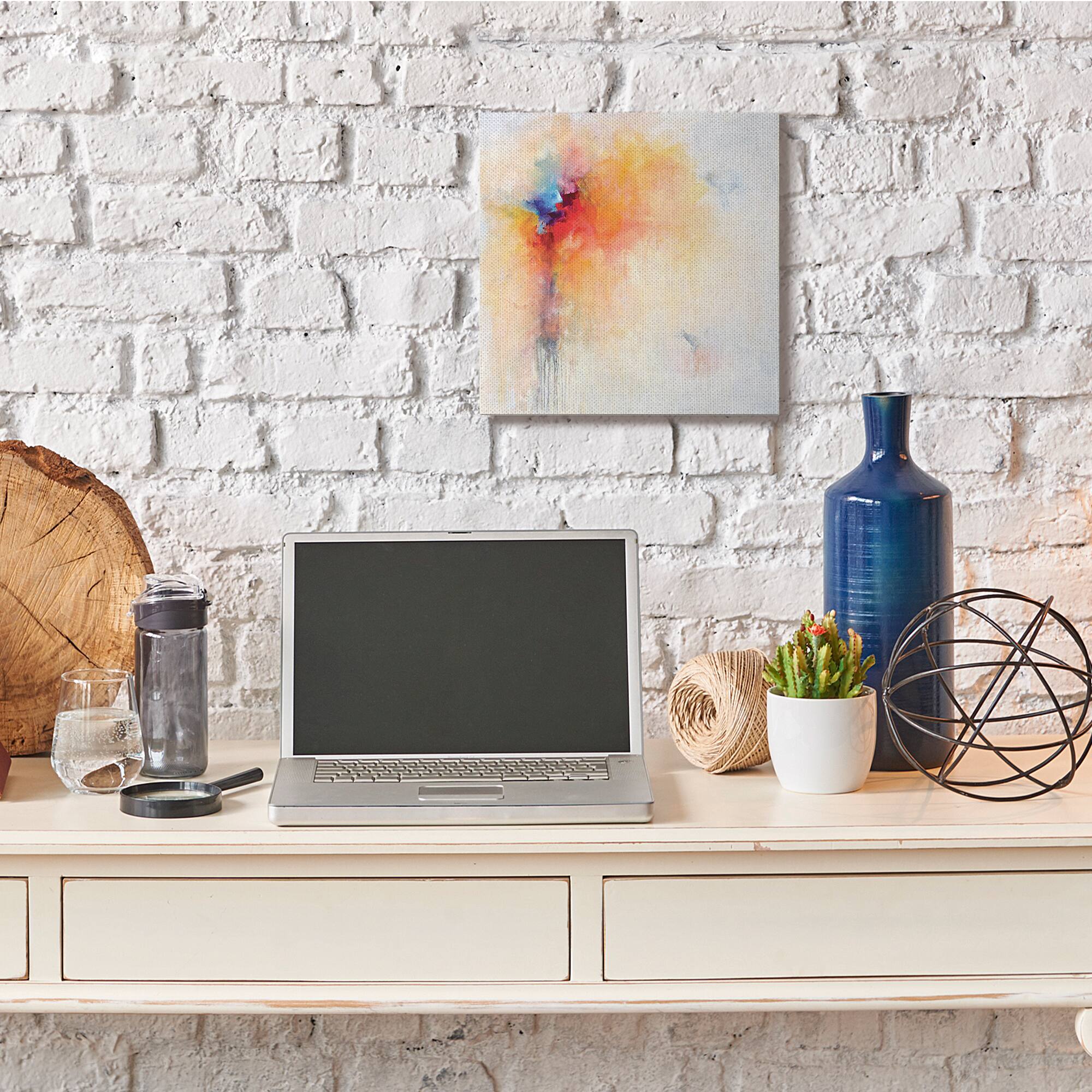 Stupell Industries Abstract Paint Burst Expressive Wall Art