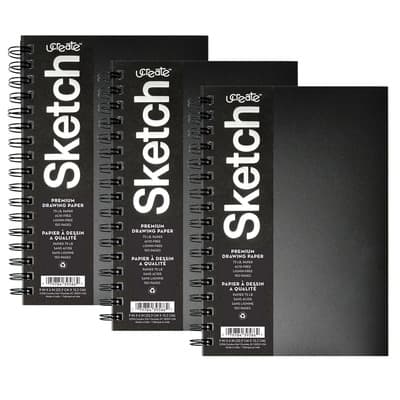 Pacon® UCreate® 9" X 6" Poly Cover Sketchbook, 3ct. | Michaels