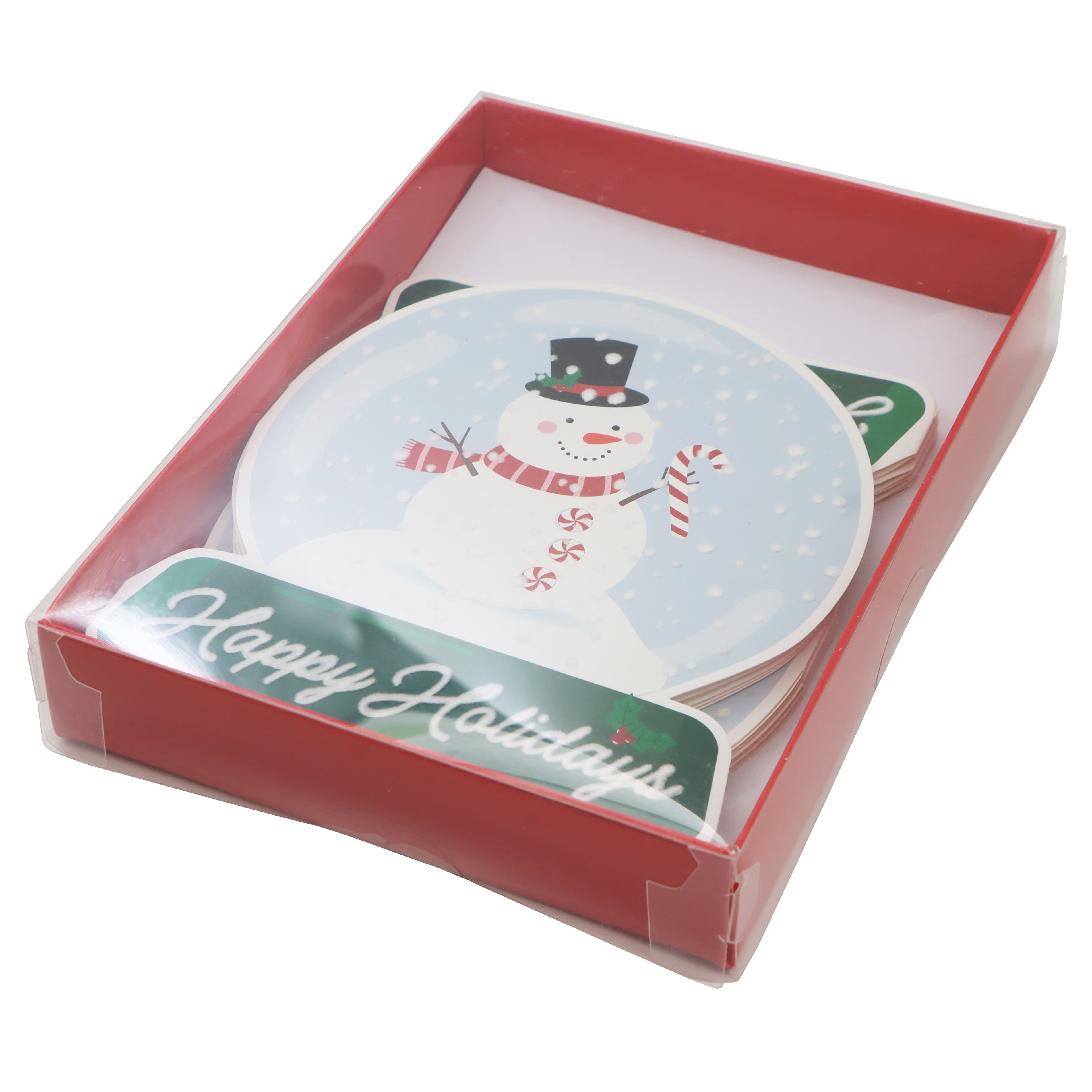 Flocked Snow Globe Card &#x26; Envelope Set by Recollections&#x2122;