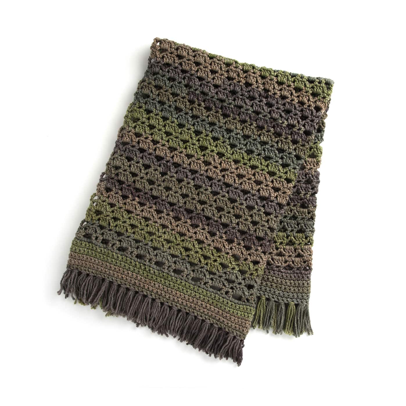 Caron® Tea Cakes™ Stacking Triangles Lacy Crochet Blanket Michaels