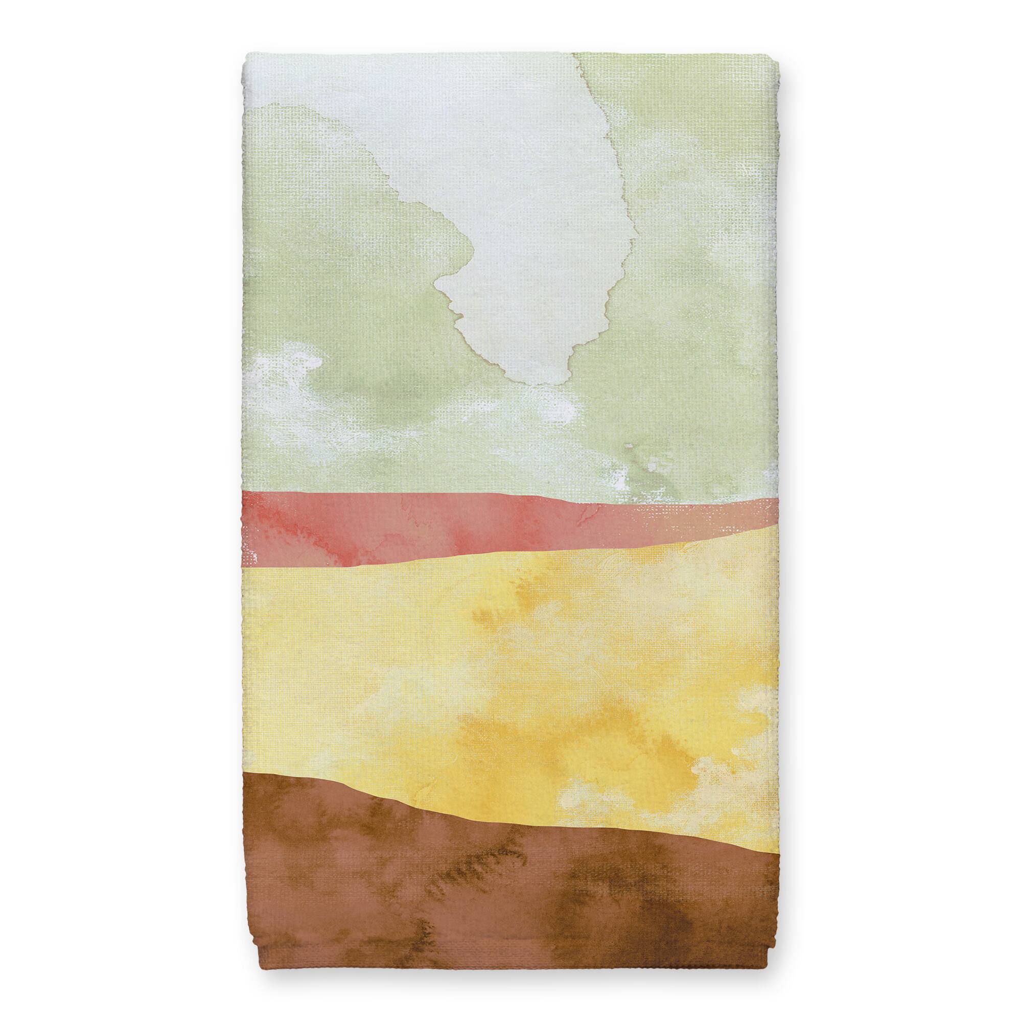 Boho Landscape 16" x 25" Tea Towel - Set of 2